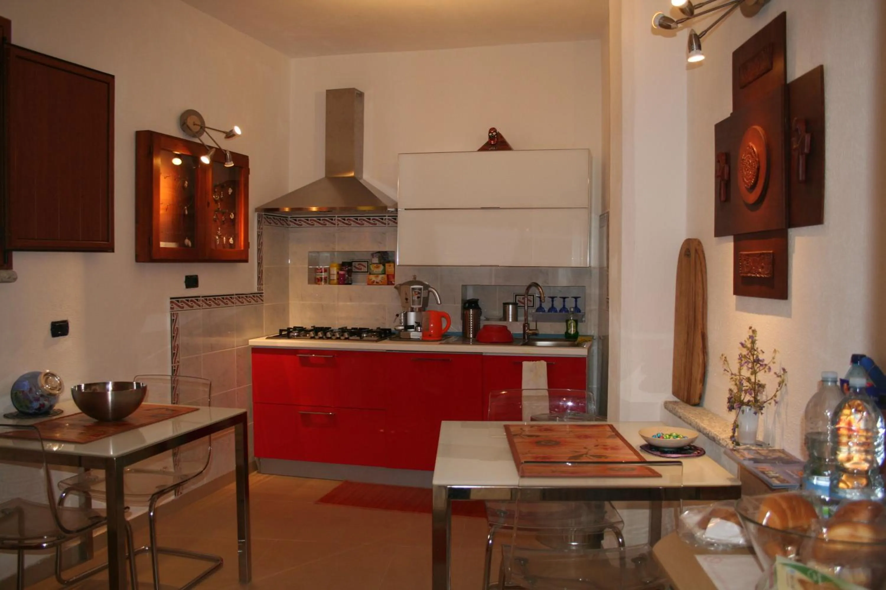 Kitchen or kitchenette in Orgosolo B&B Sardegna