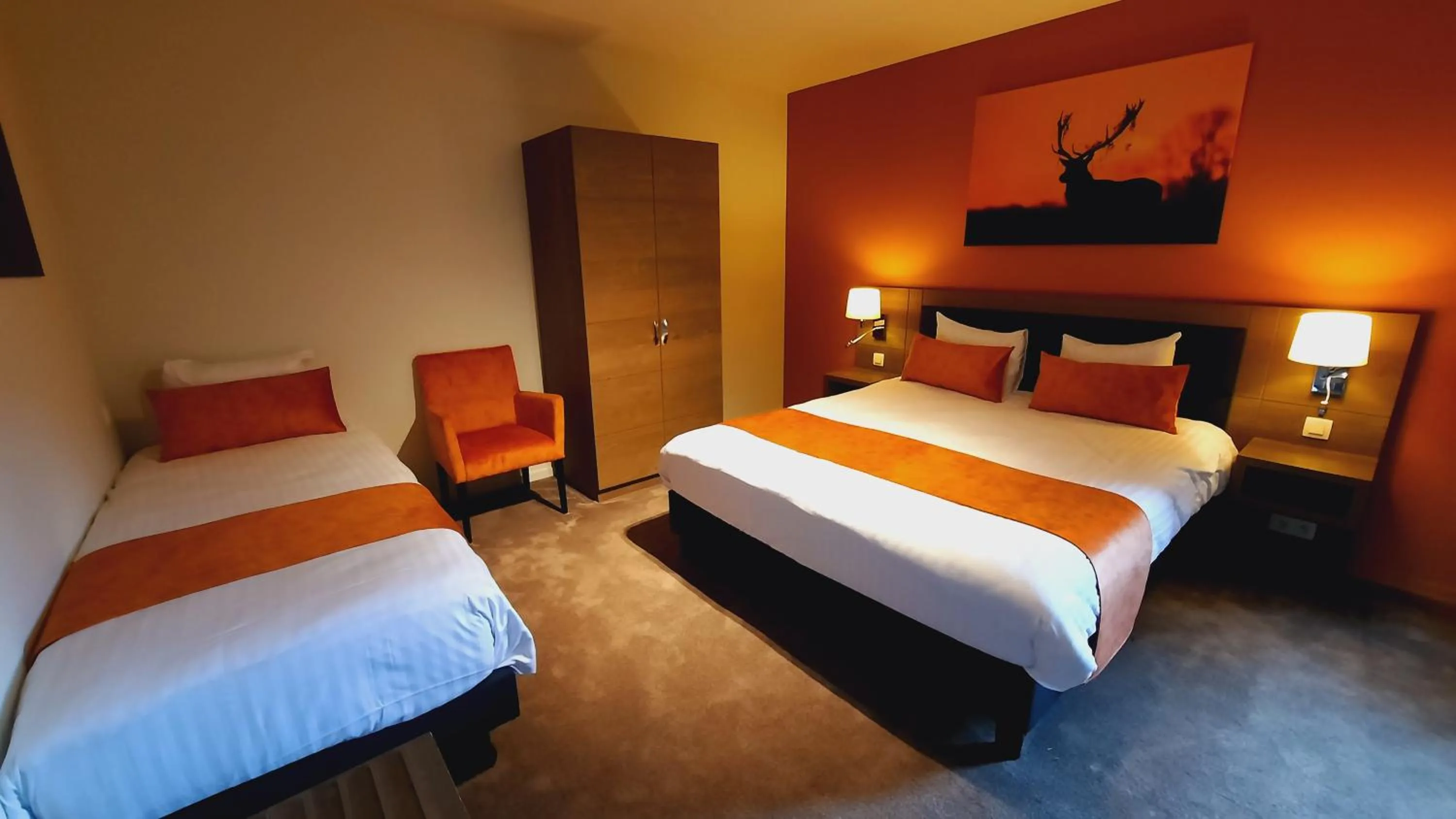 Bedroom, Bed in Azur en Ardenne