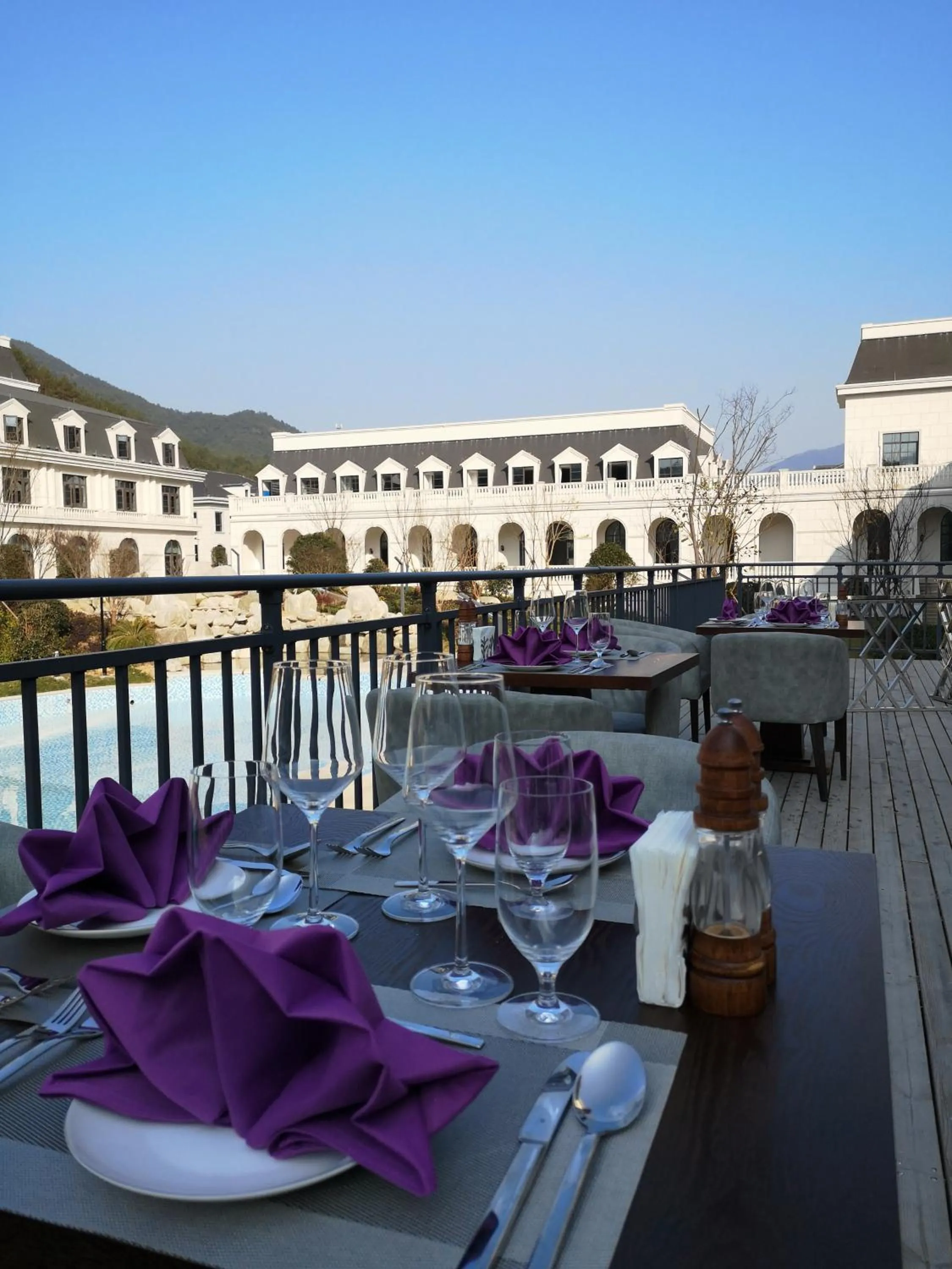 Balcony/Terrace in SSAW Boutique Hotel Lishui Jiarui