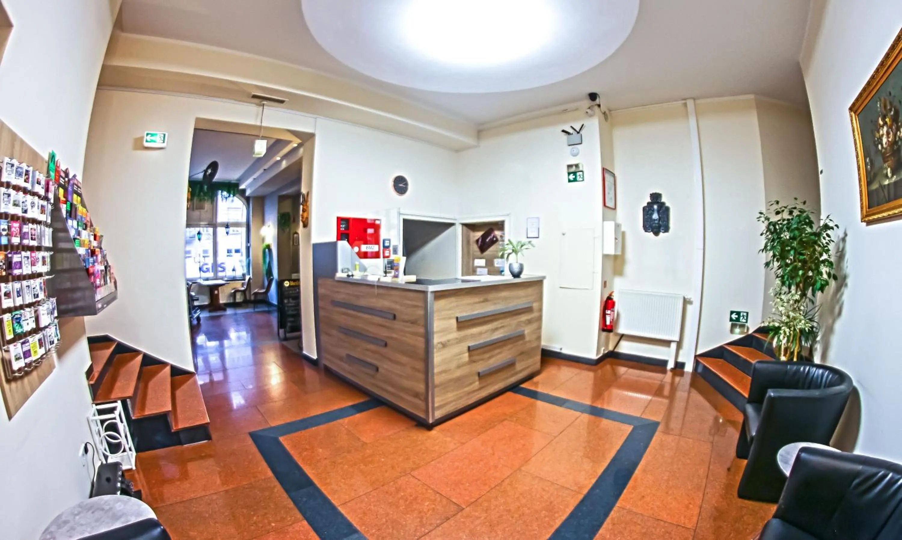 Lobby or reception in Hotel Karlshorst