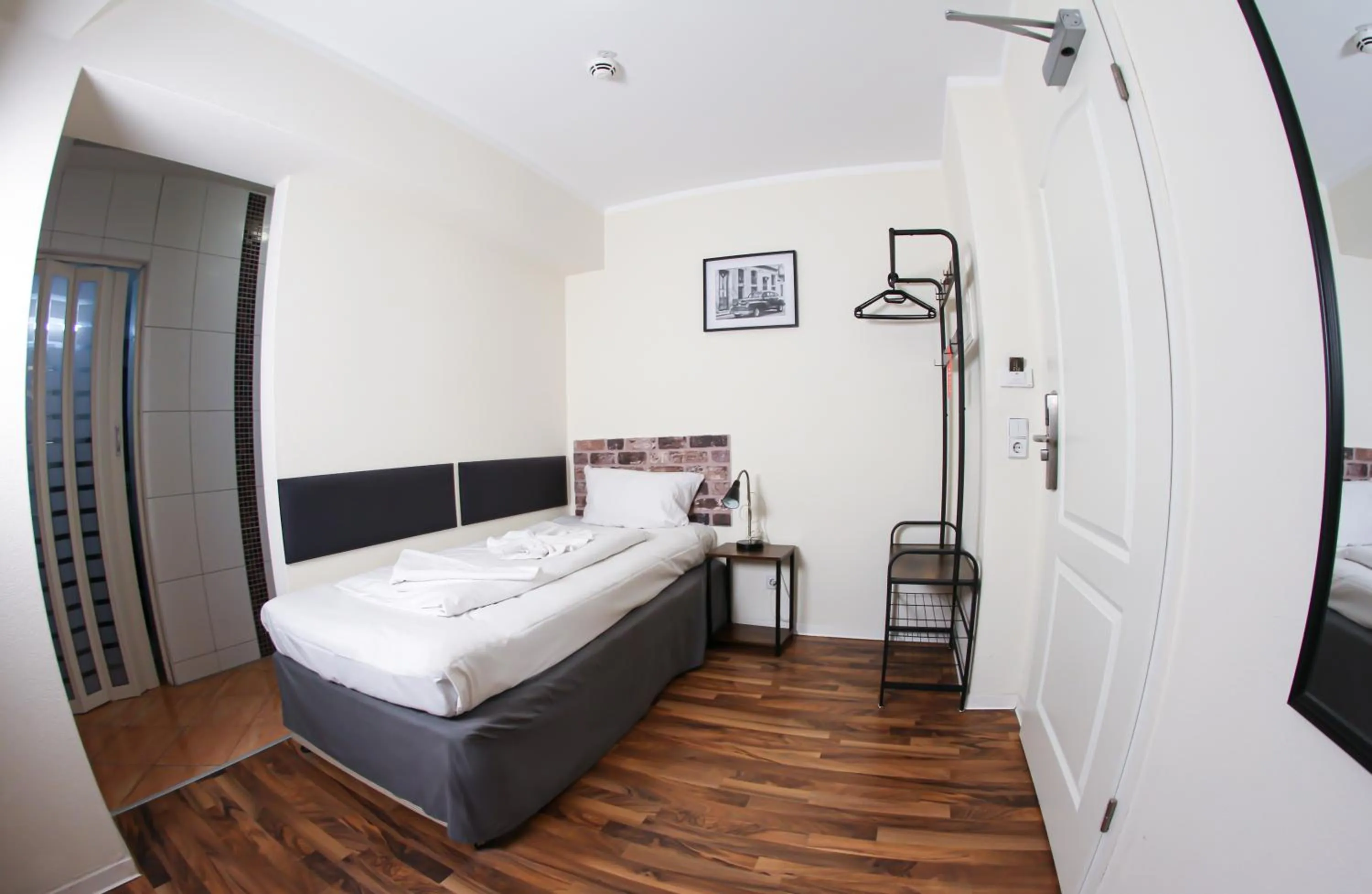 Bed in Hotel Karlshorst