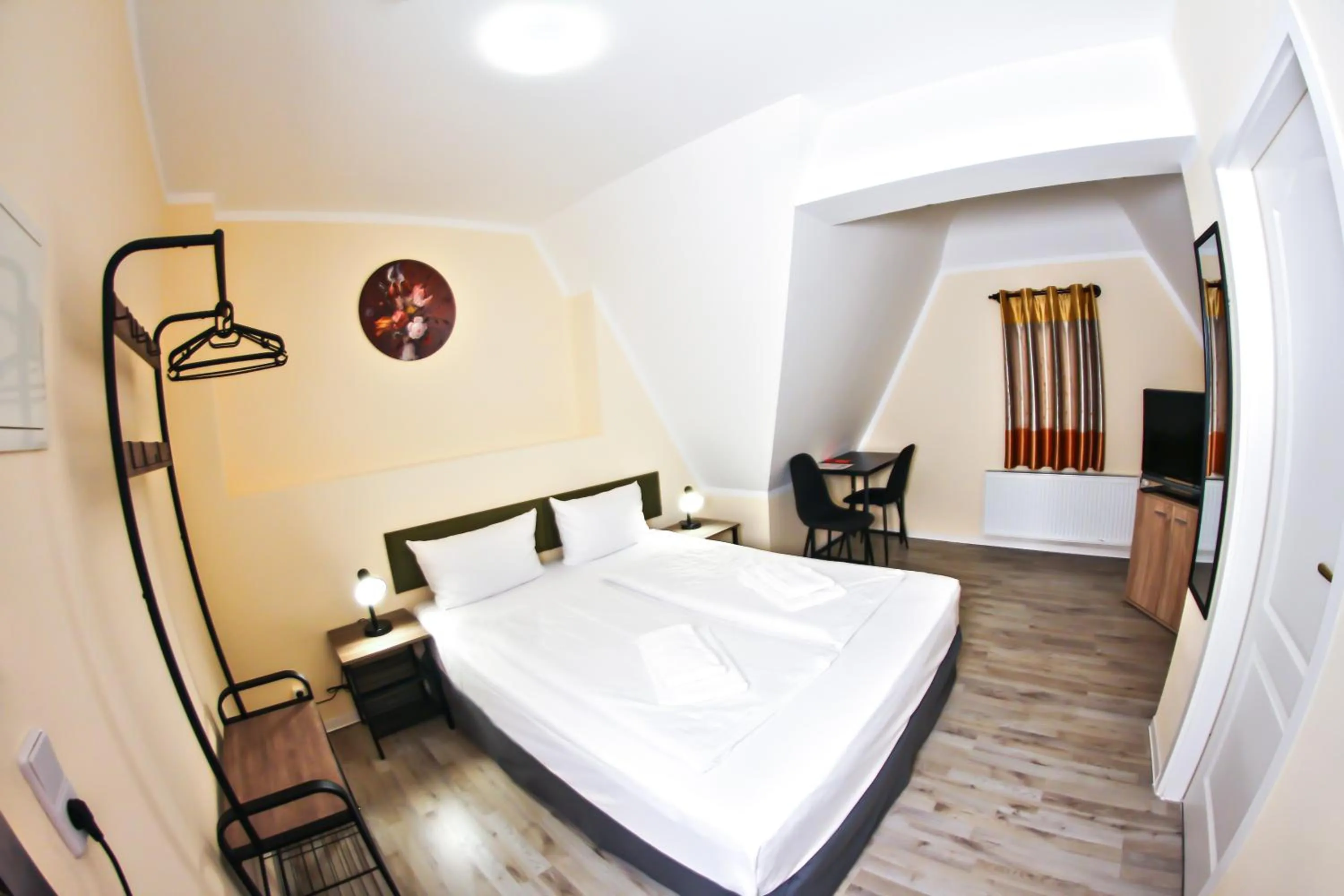 Bed in Hotel Karlshorst