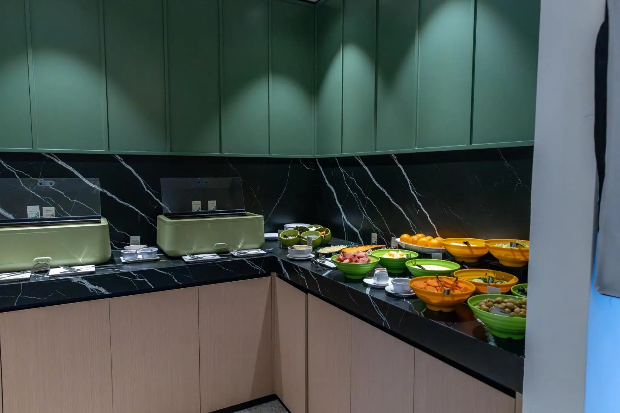 Buffet breakfast in Rose Plaza Hotel Al Barsha