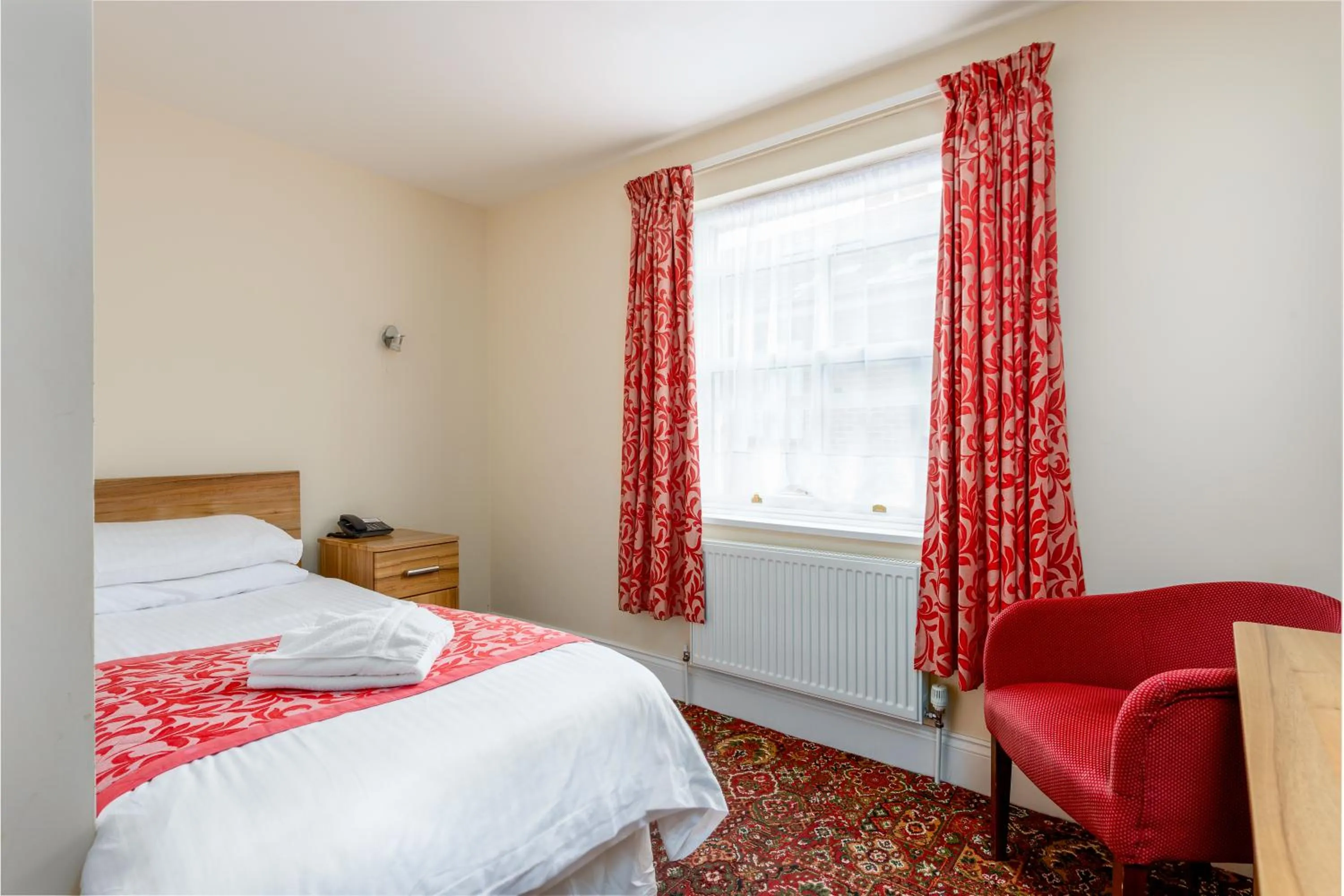 Bed in Daish's Hotel