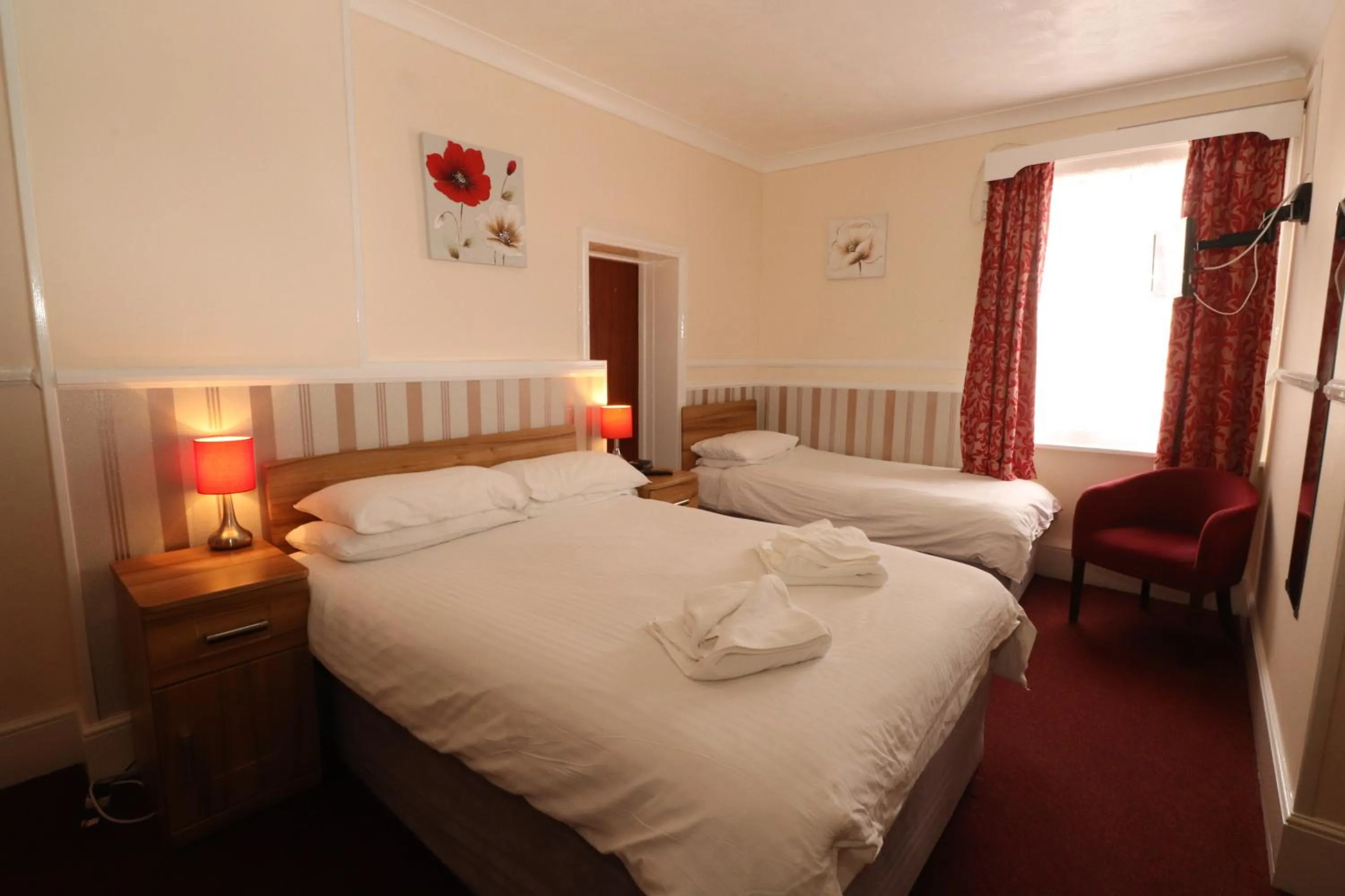 Bed in Daish's Hotel