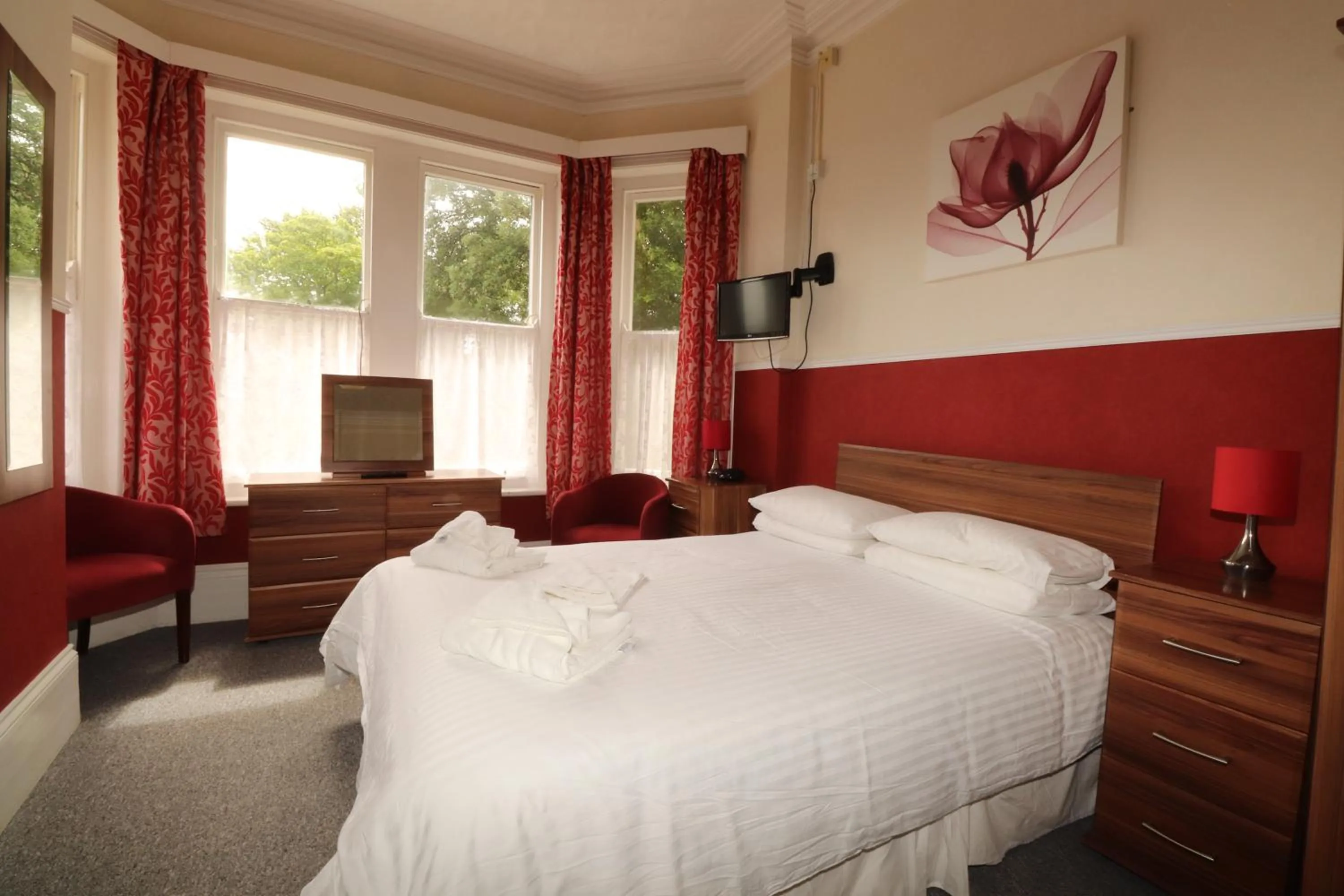 Bed in Daish's Hotel