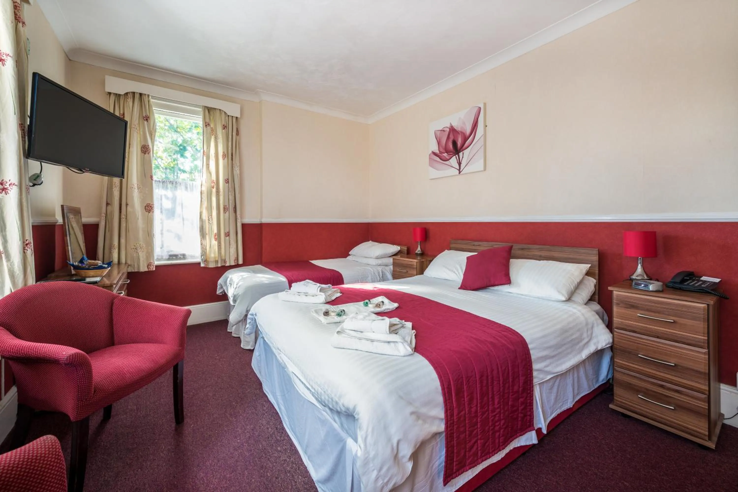 Bed in Daish's Hotel