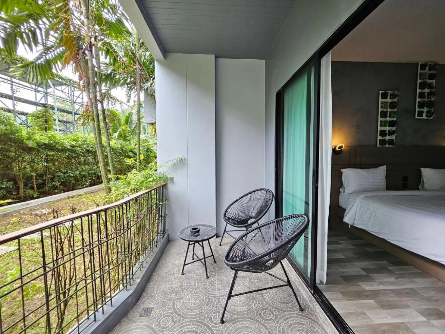 Balcony/Terrace, Bed in Little Loft Hotel