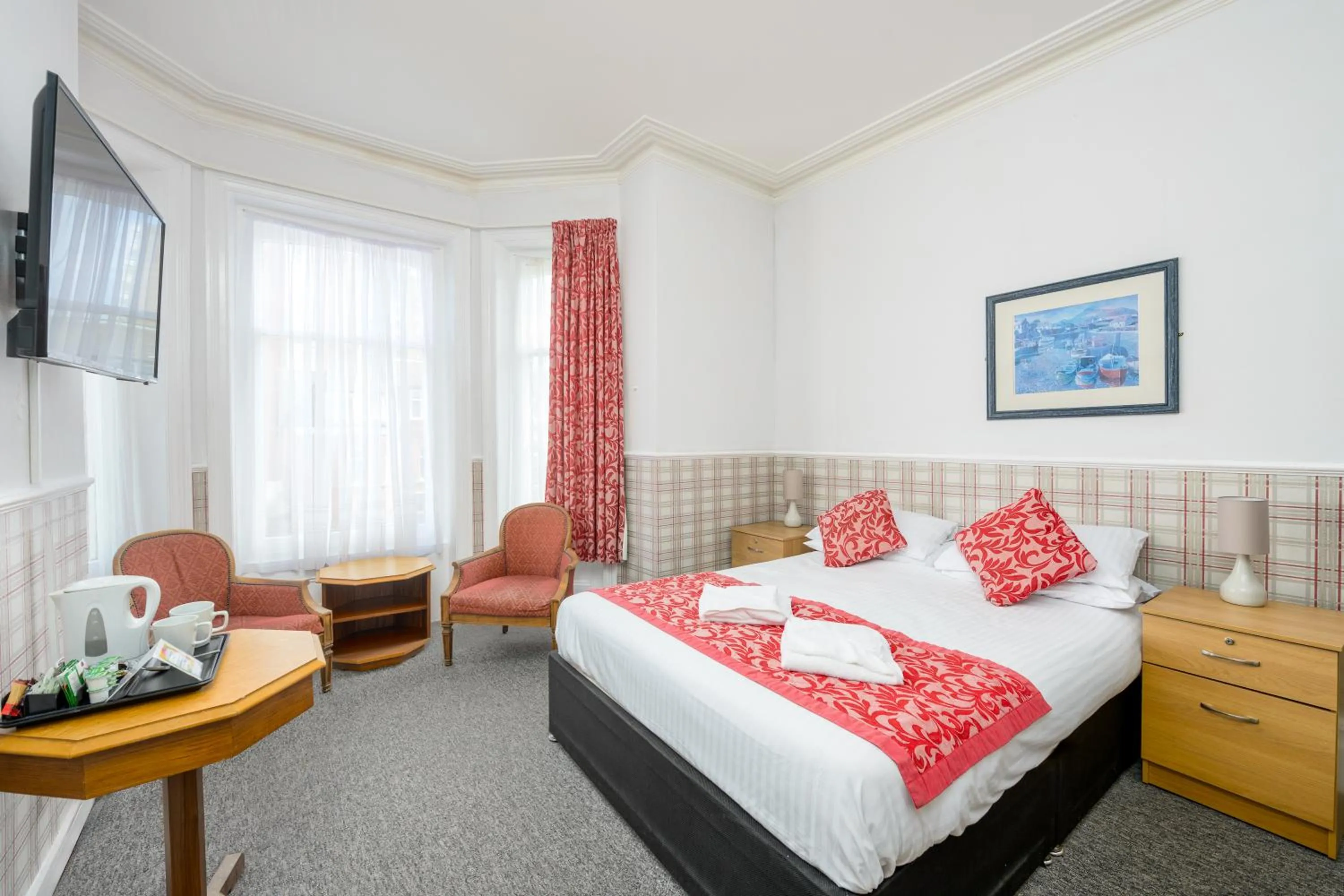 Bedroom, Bed in Bournemouth Sands Hotel