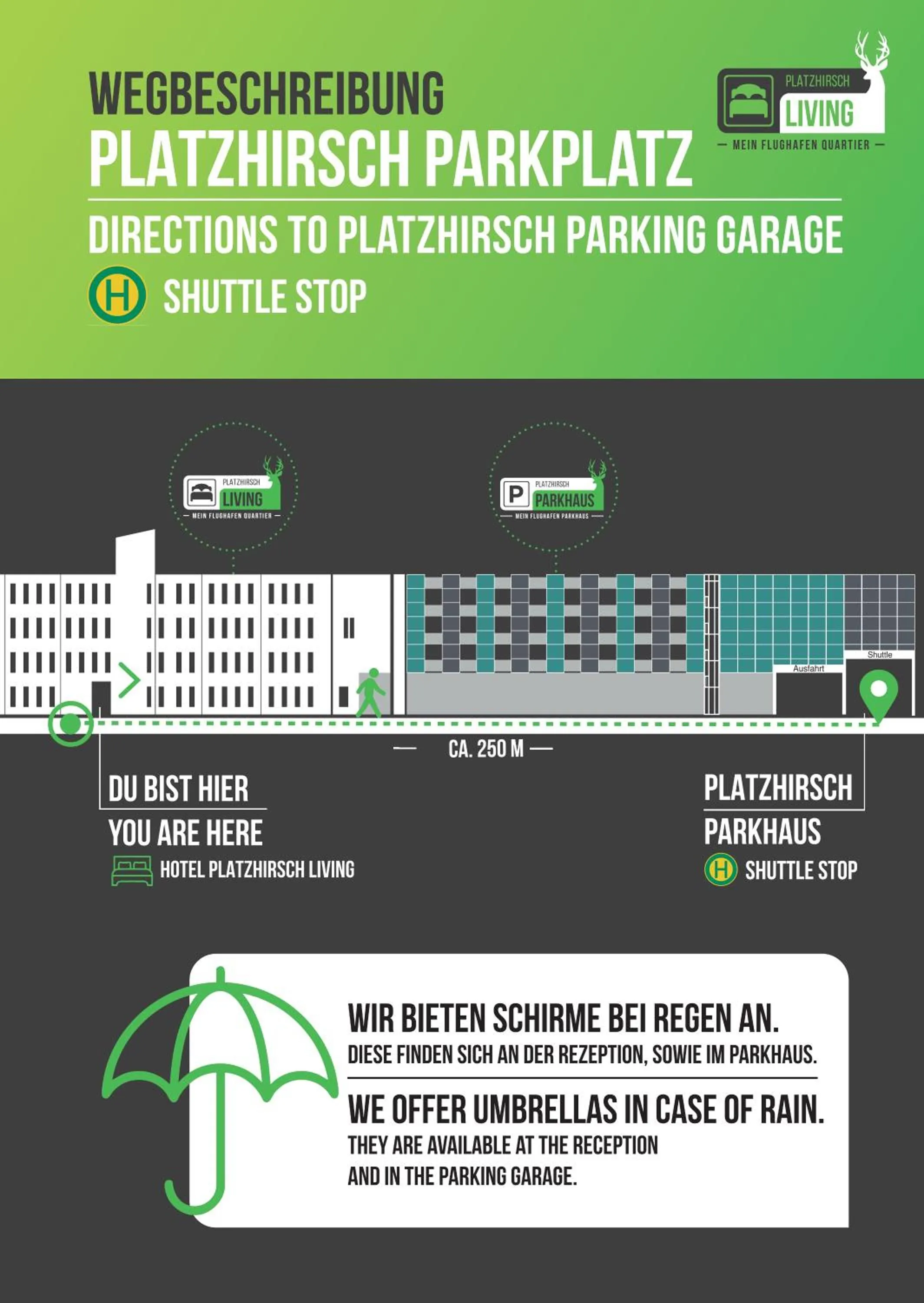 shuttle in Platzhirsch Living