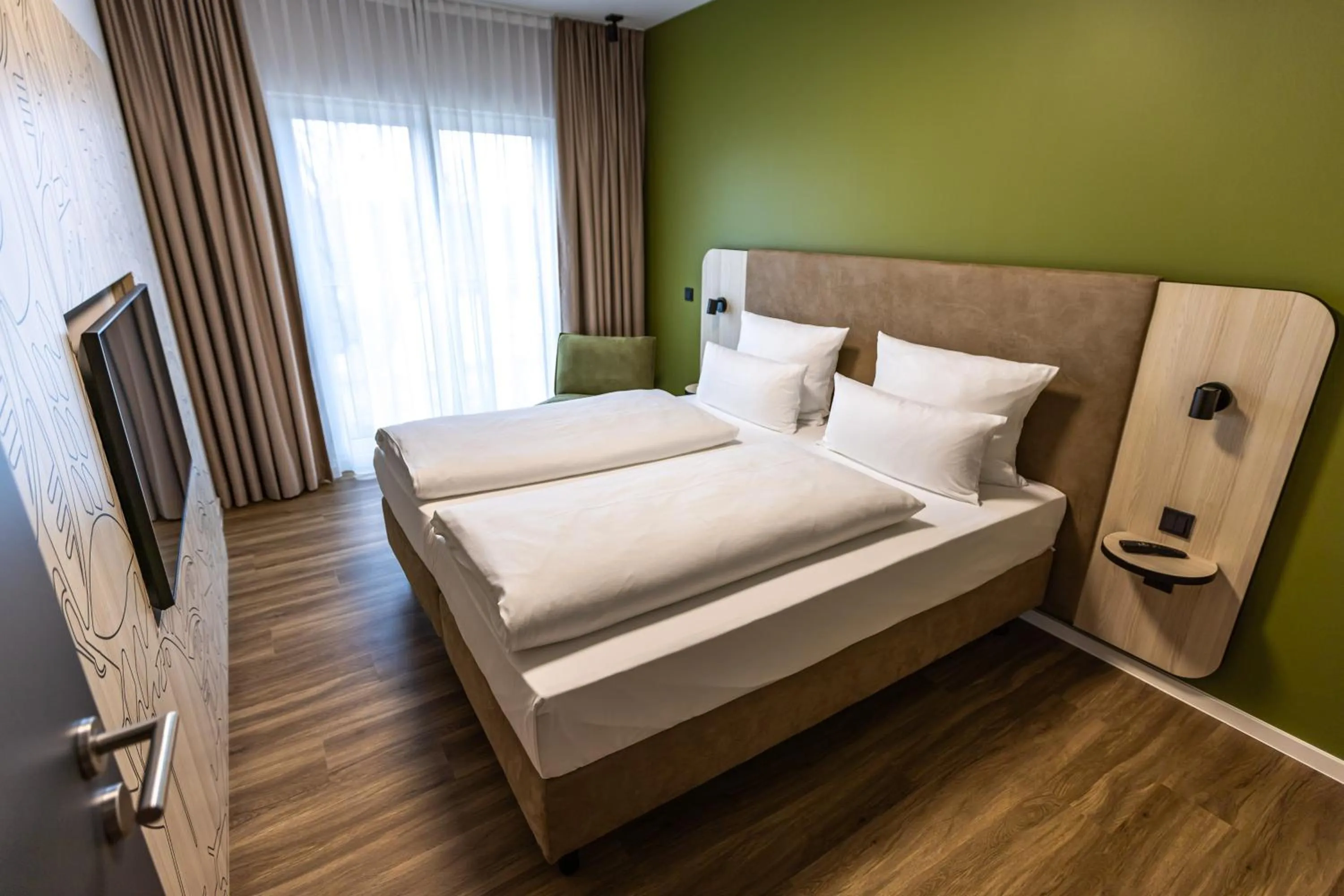 Bed in Platzhirsch Living