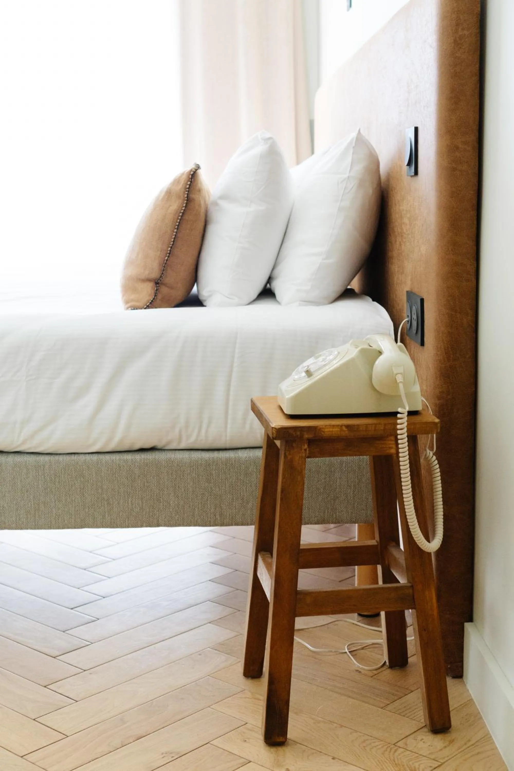 Bedroom, Bed in Hôtel Le Mouton Bleu