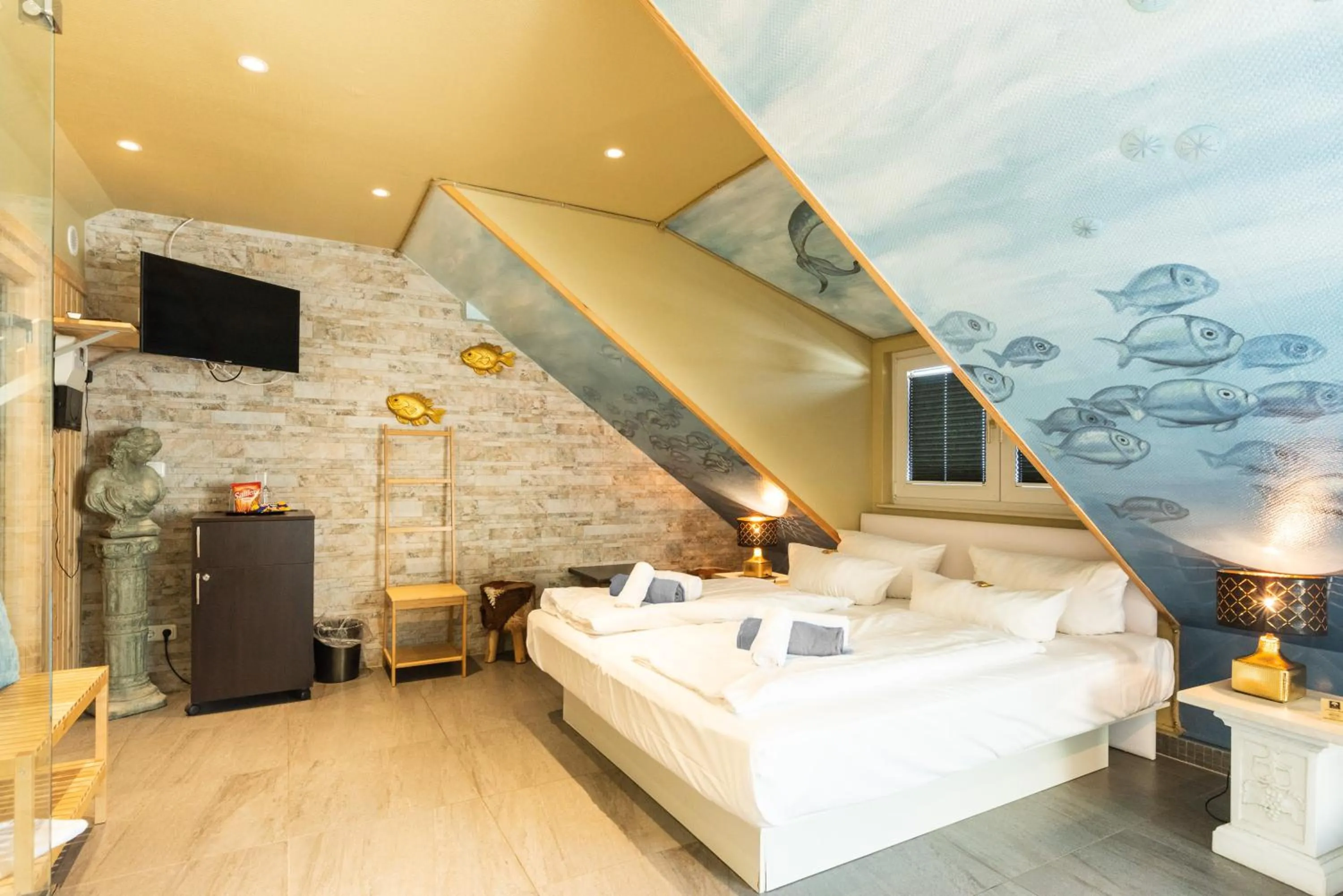 Bed in Hotel Ziegelruh