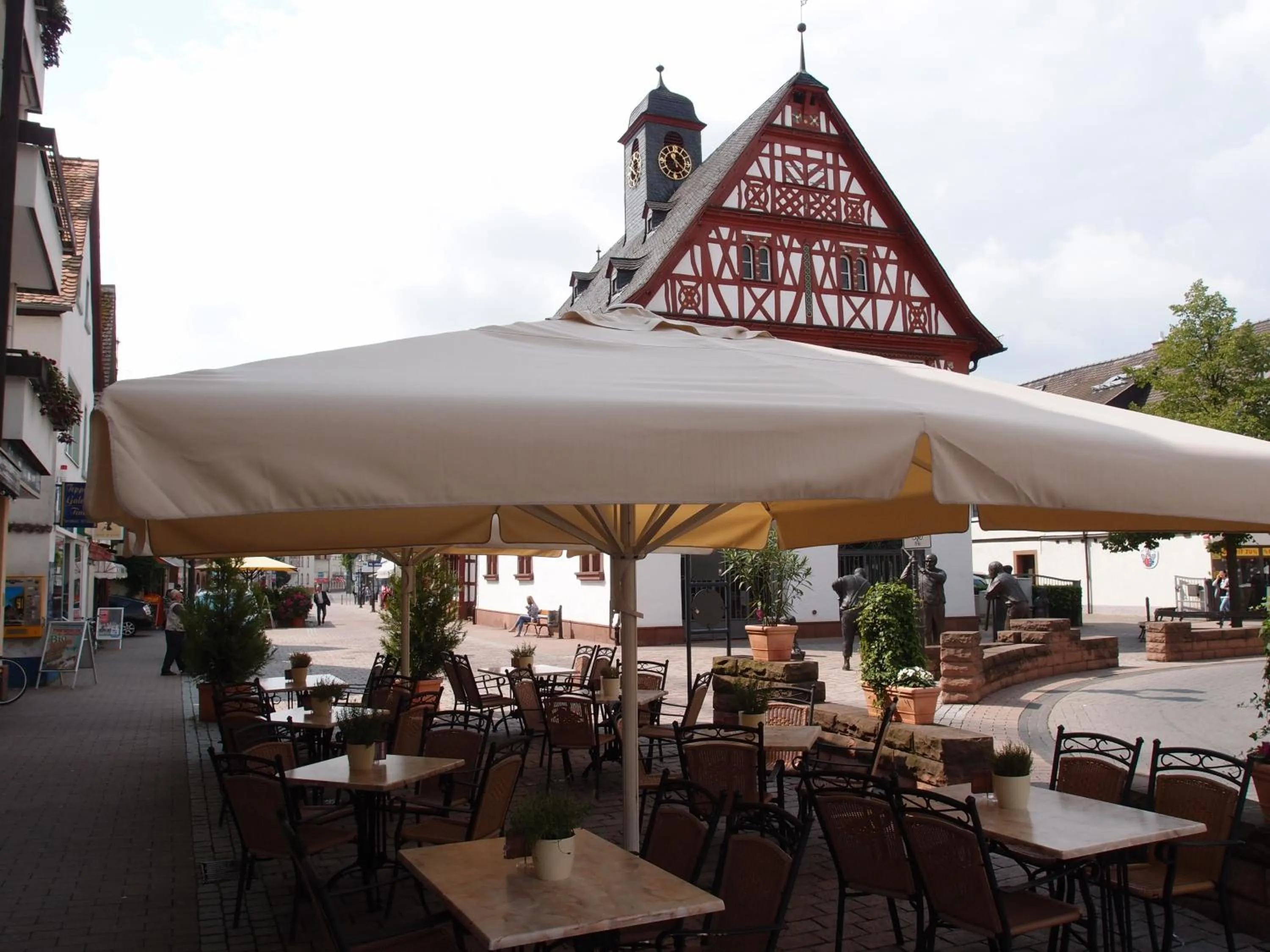 Balcony/Terrace in Adler Hotel & Restaurant Groß-Gerau