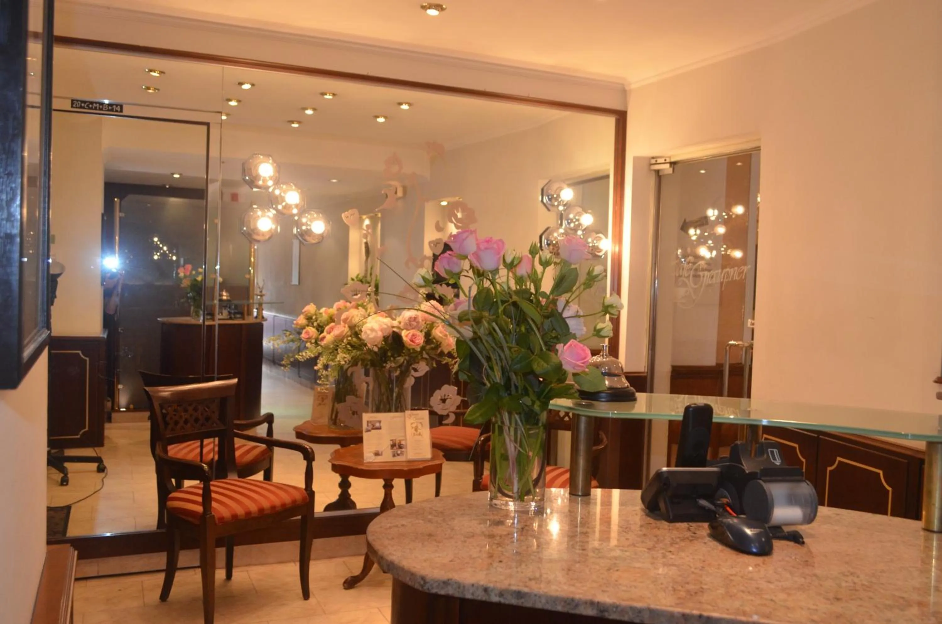 Lobby or reception in Hotel Graupner