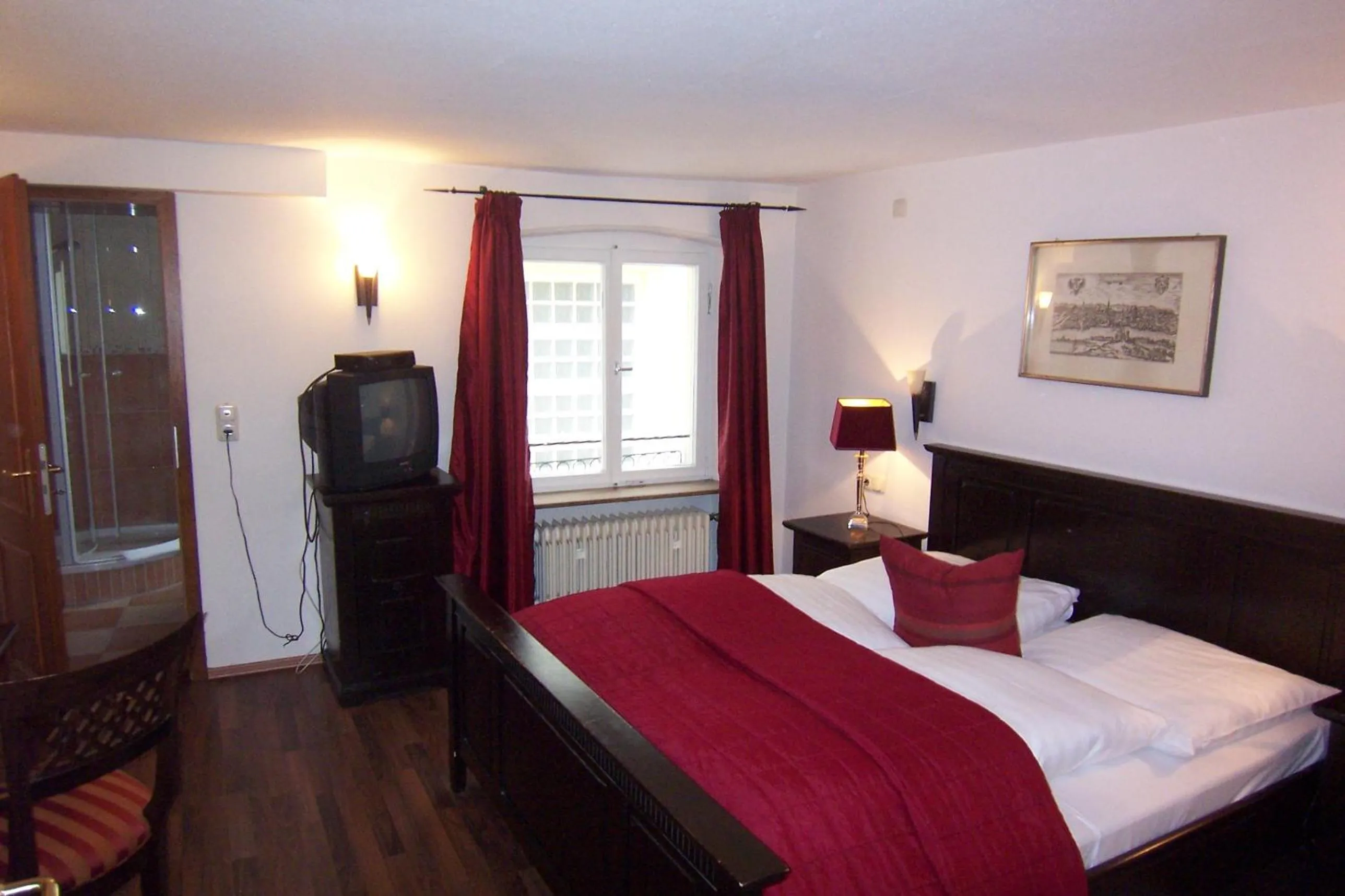 Bed in Hotel Graupner