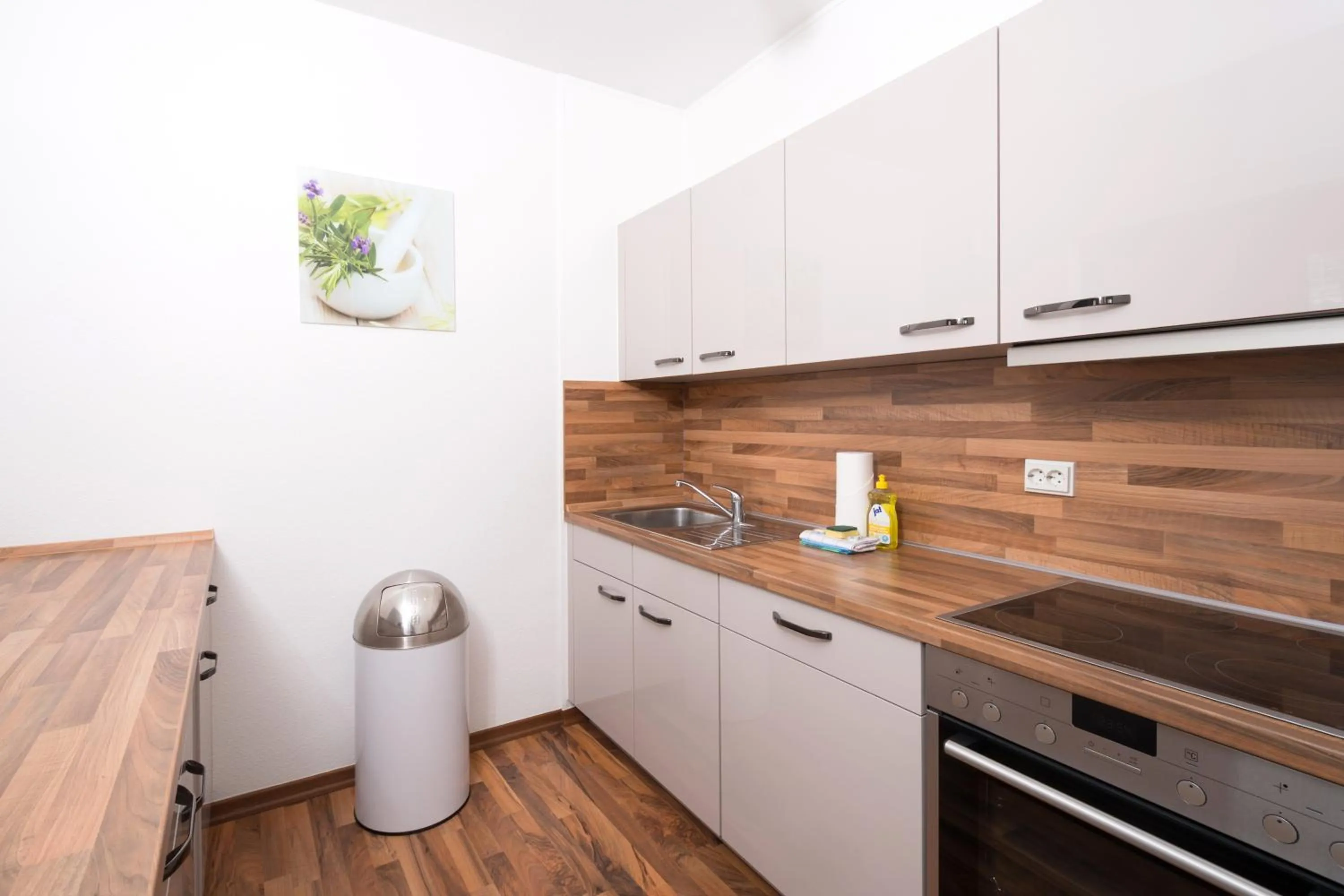 Kitchen or kitchenette in Apartments am Brandenburger Tor