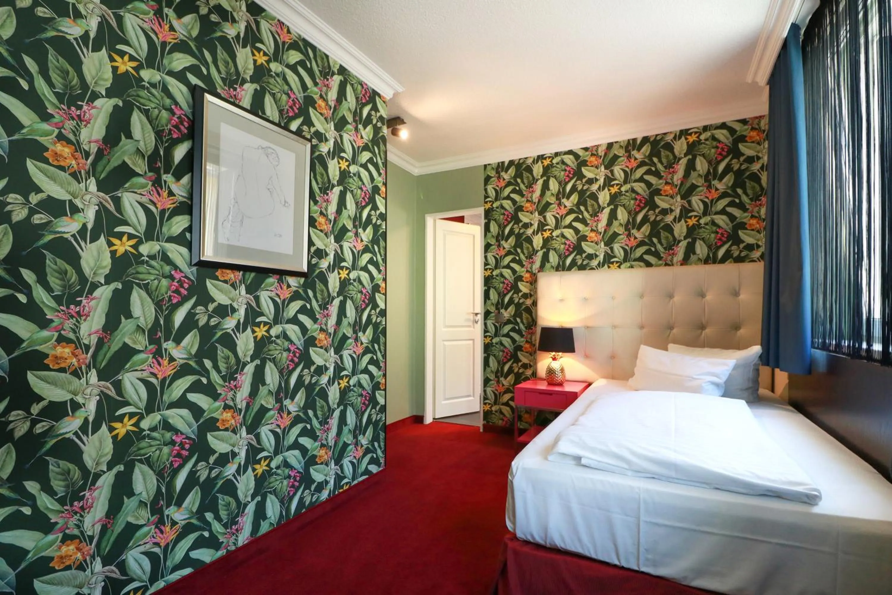 Bedroom, Bed in Hotel Haverkamp