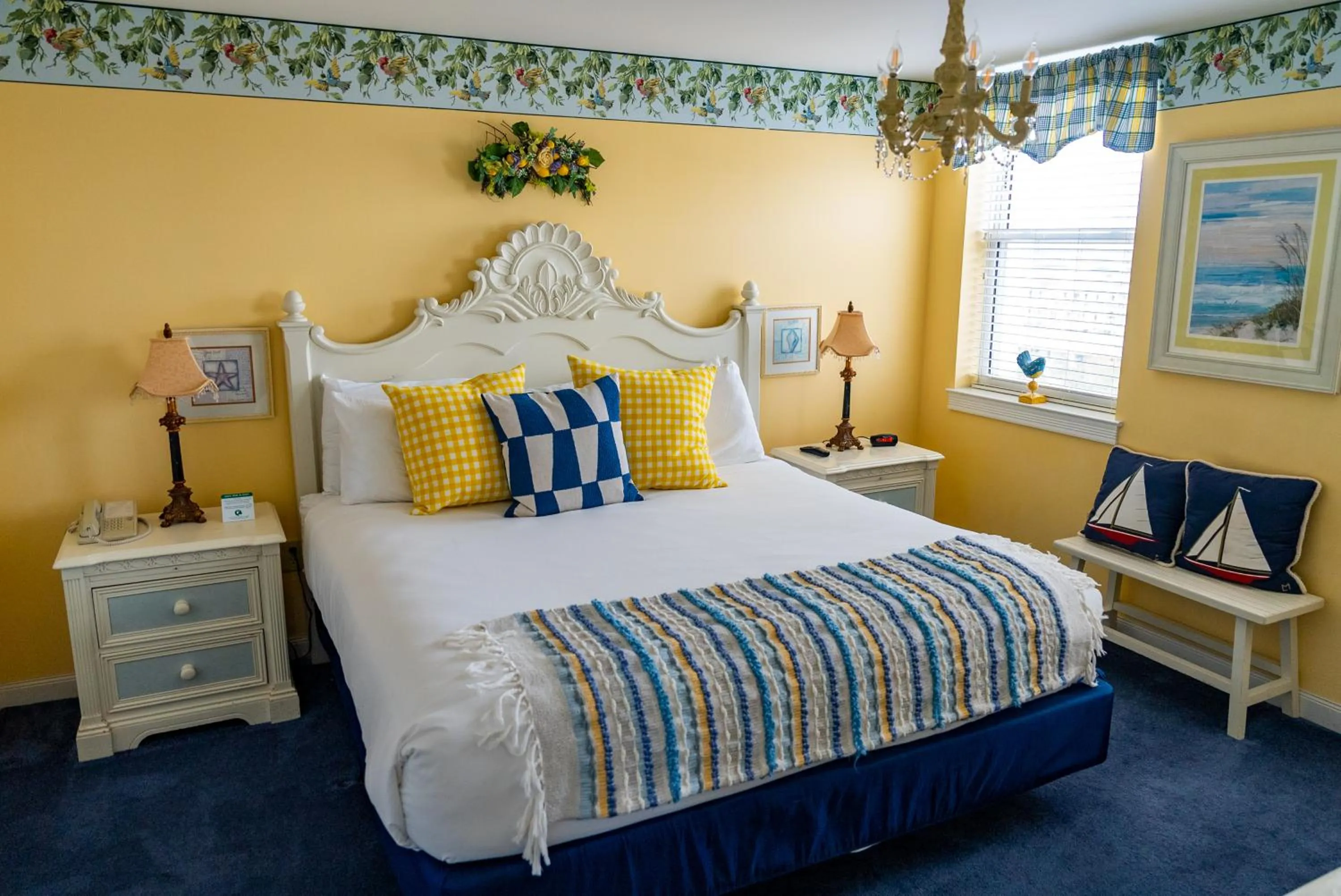 Bed in The Flanders Hotel