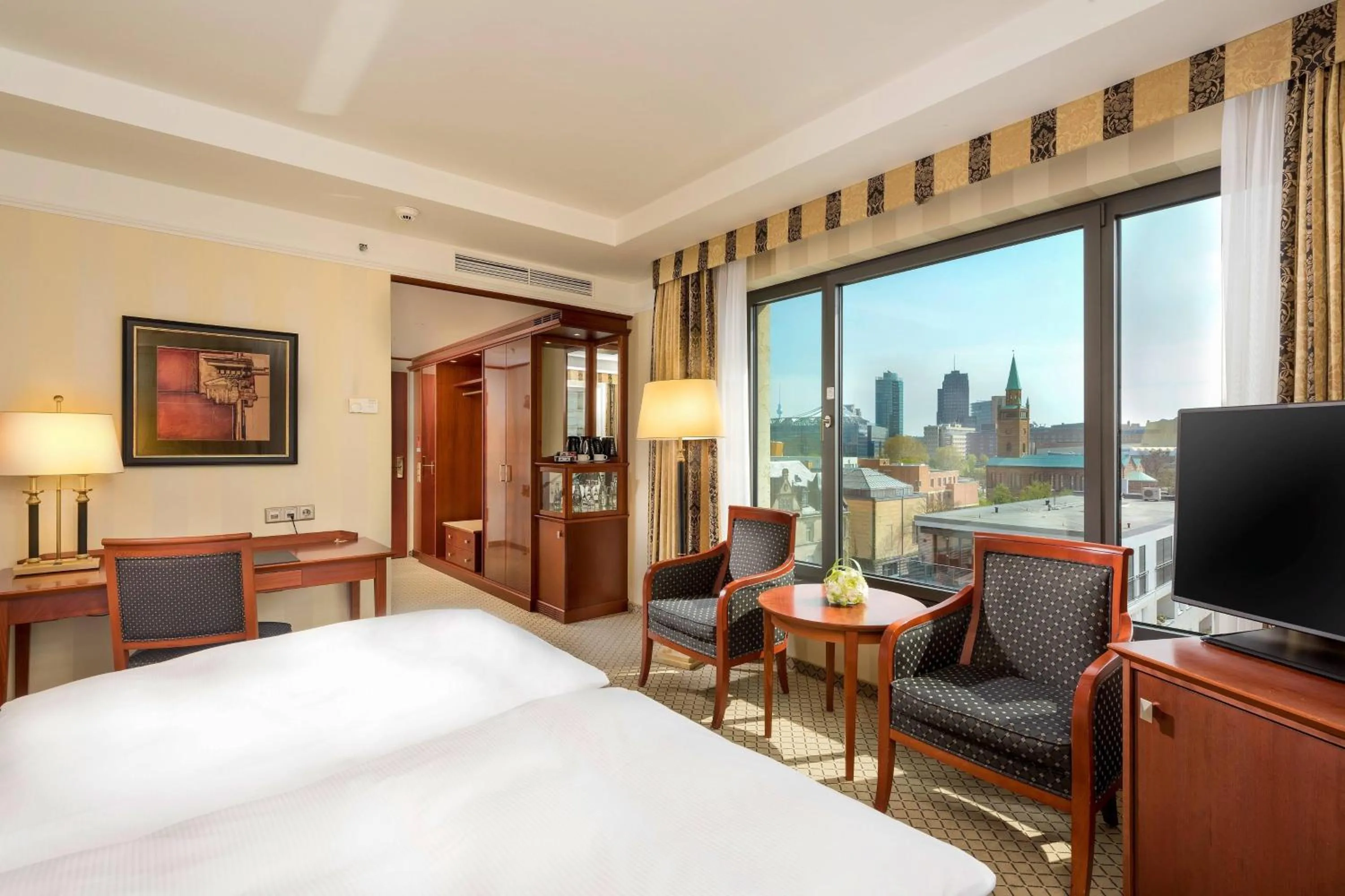 Photo of the whole room, Bed in JW Marriott Hotel Berlin