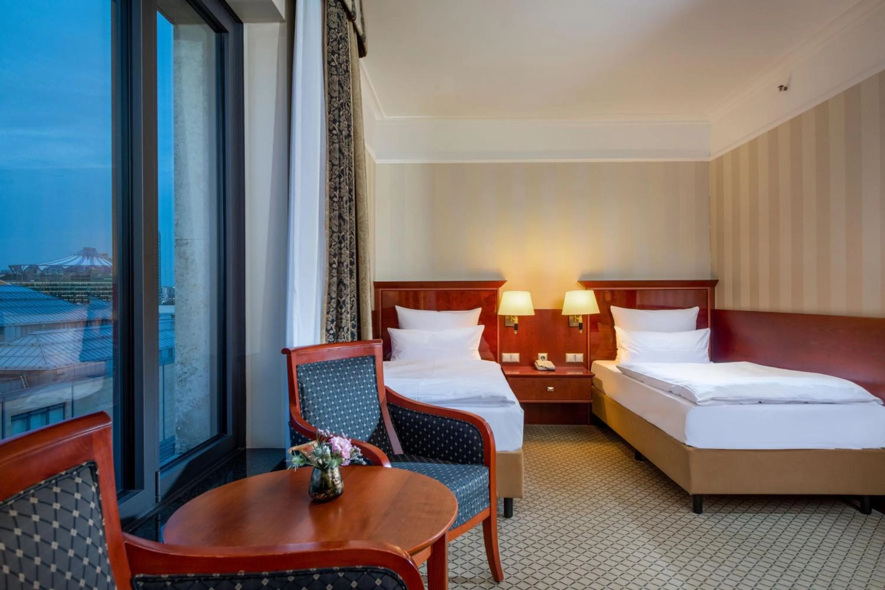 Photo of the whole room, Bed in JW Marriott Hotel Berlin