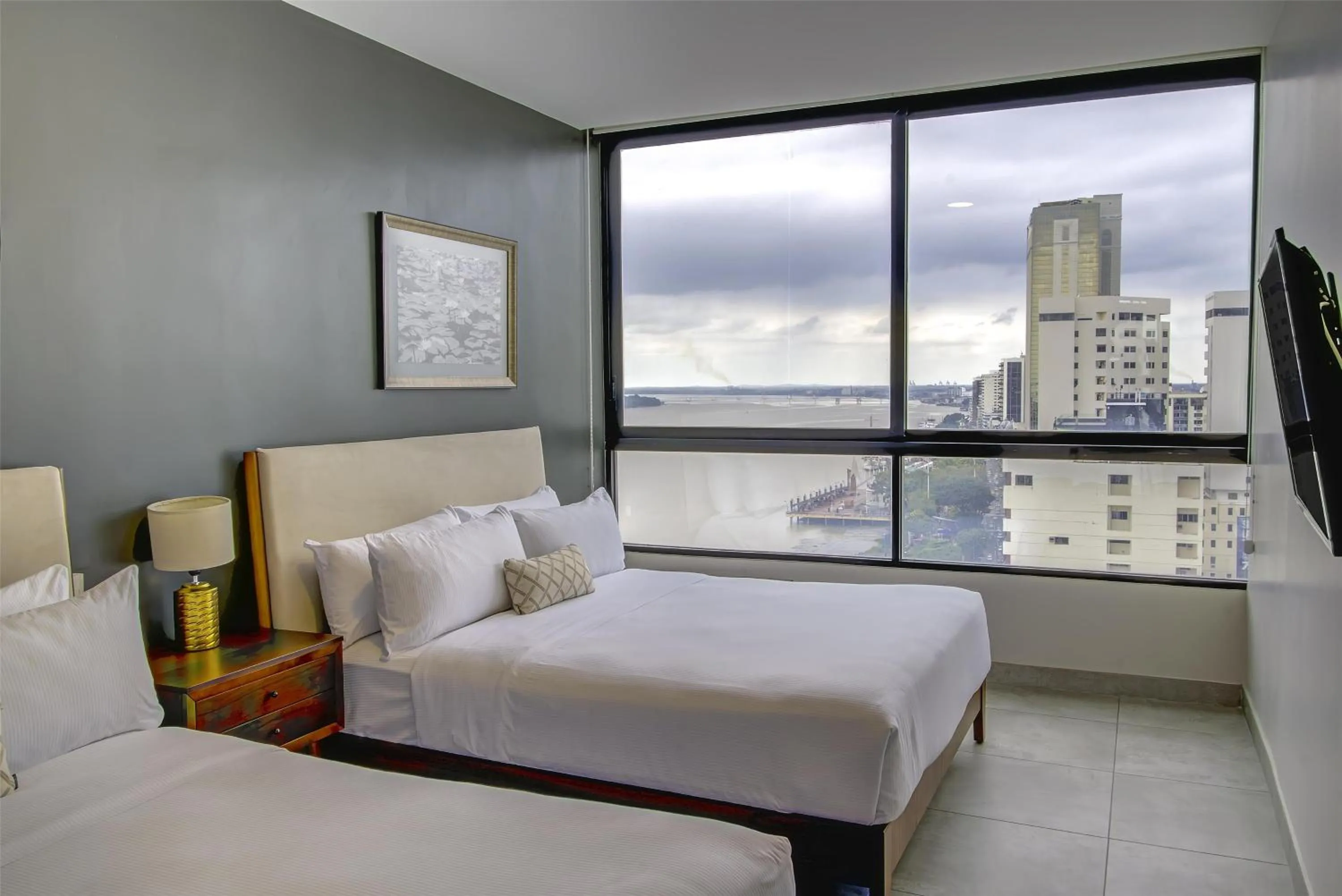 Bed in DoubleTree by Hilton Guayaquil