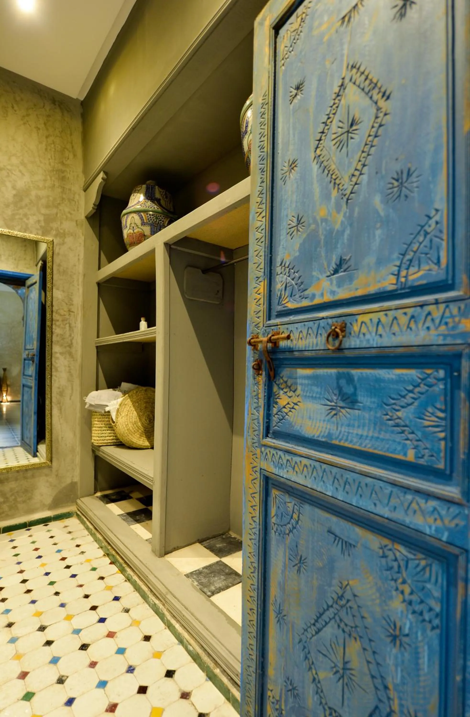 Decorative detail, Bed in Casa De Marrakech Riad Guest House