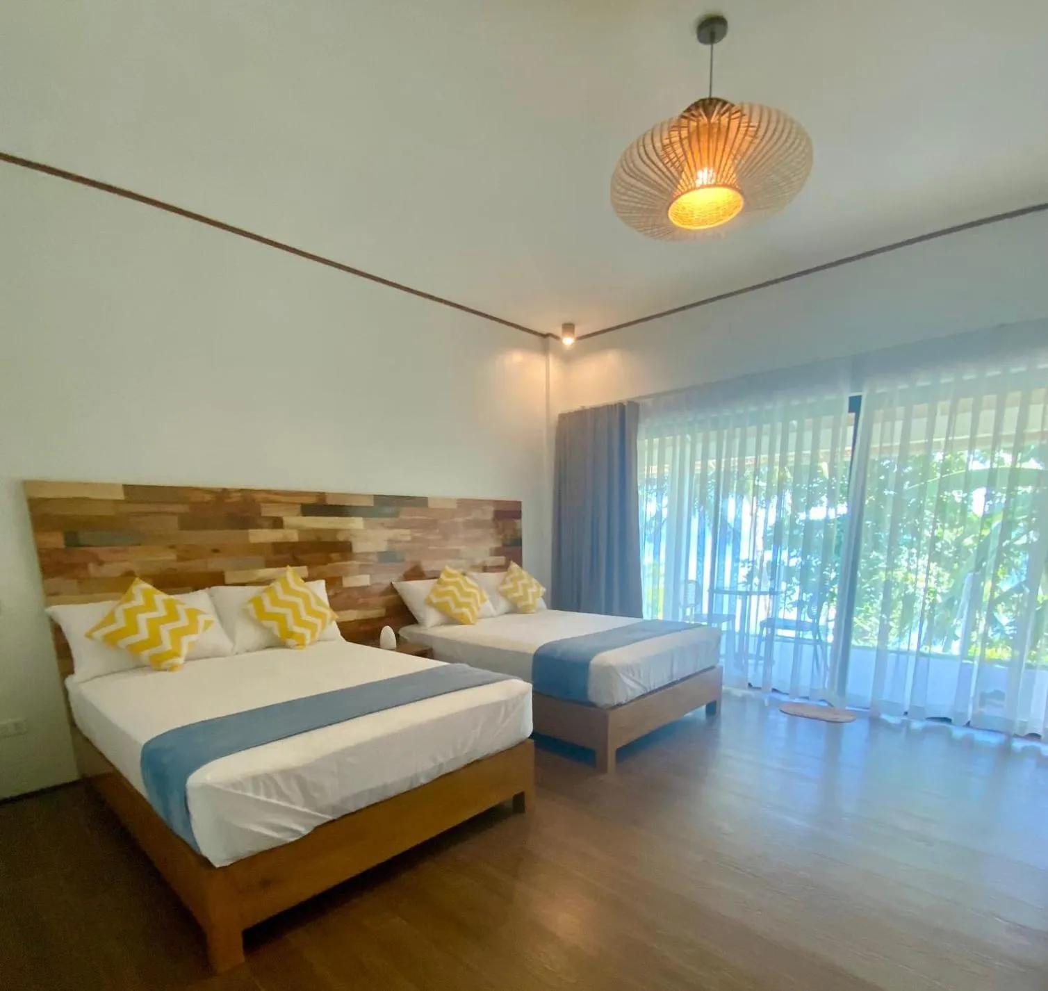 Bed in Tuburan Cove Beach Resort