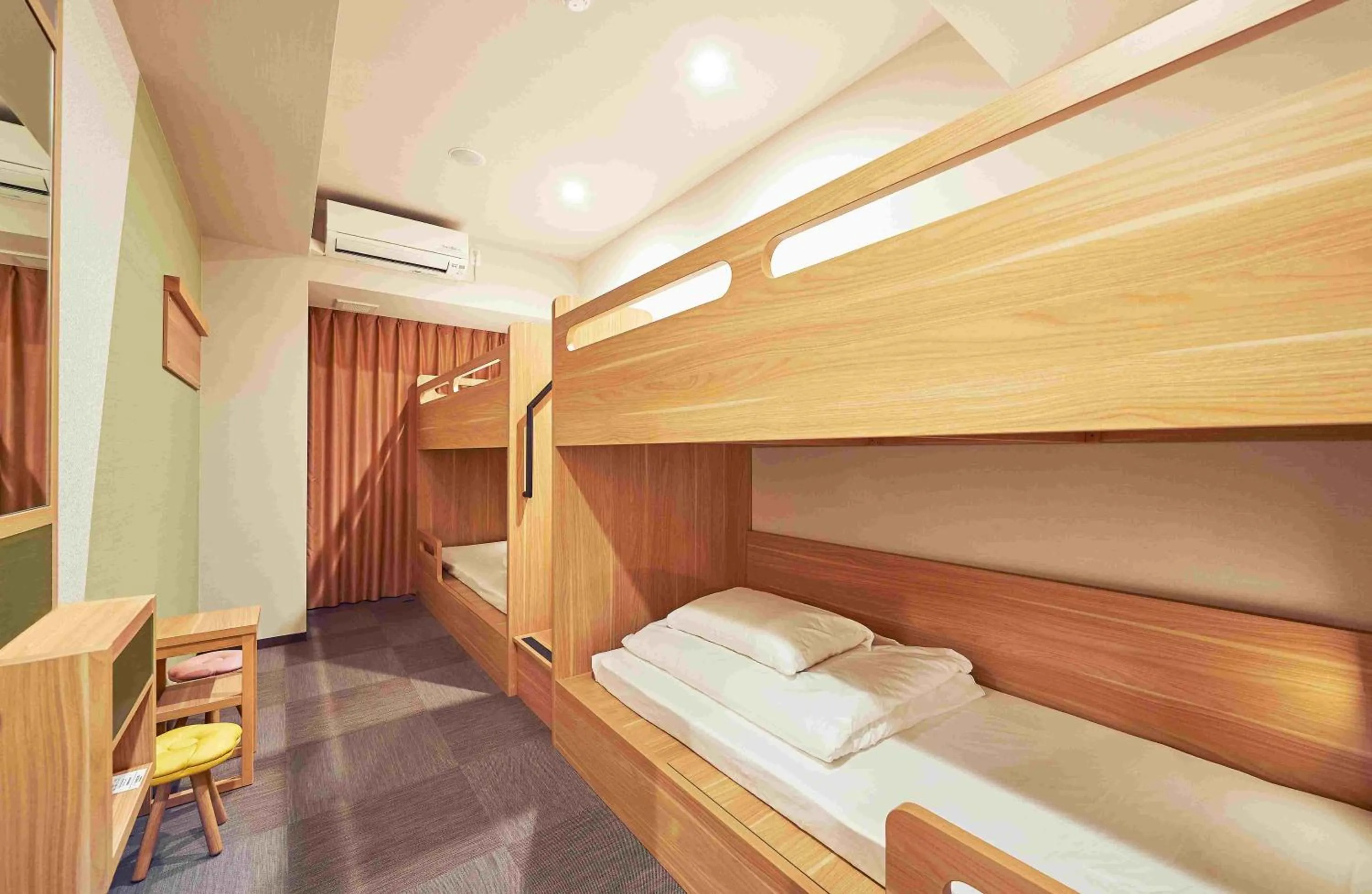 Photo of the whole room, Bed in THE POCKET HOTEL Kyoto Karasuma Gojo