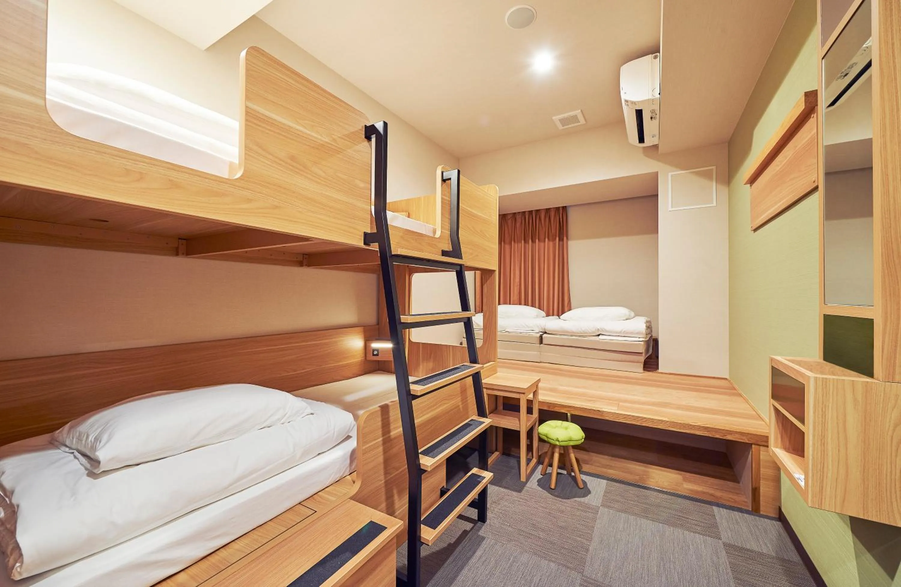 Photo of the whole room, Bed in THE POCKET HOTEL Kyoto Karasuma Gojo