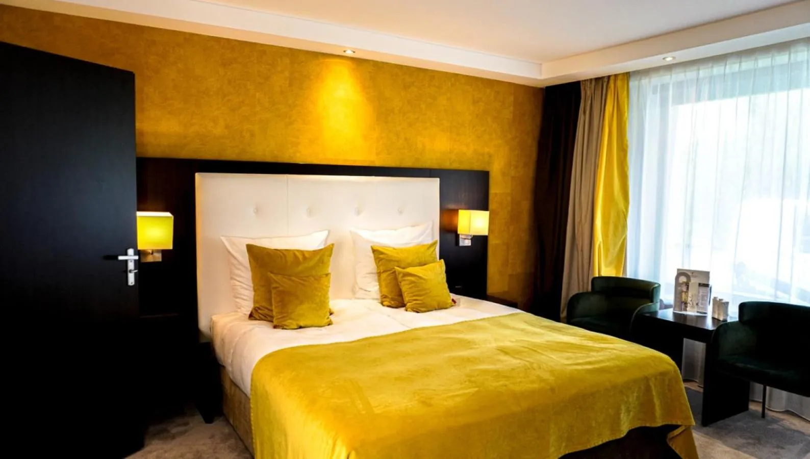 Bed in Hotel Moers van der Valk