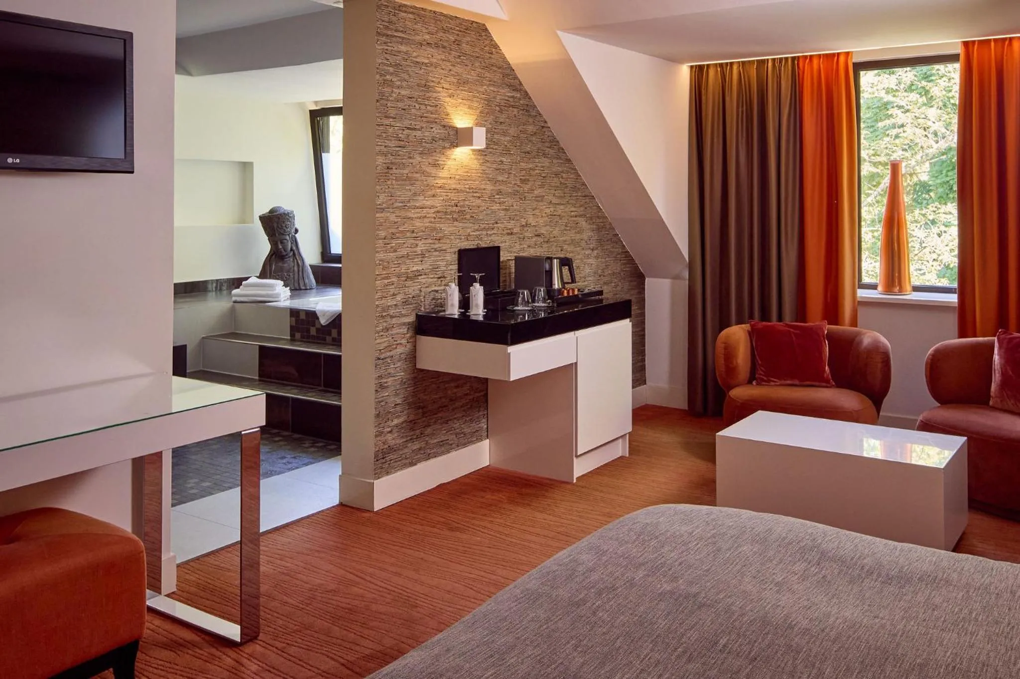 Bed in Hotel Moers van der Valk