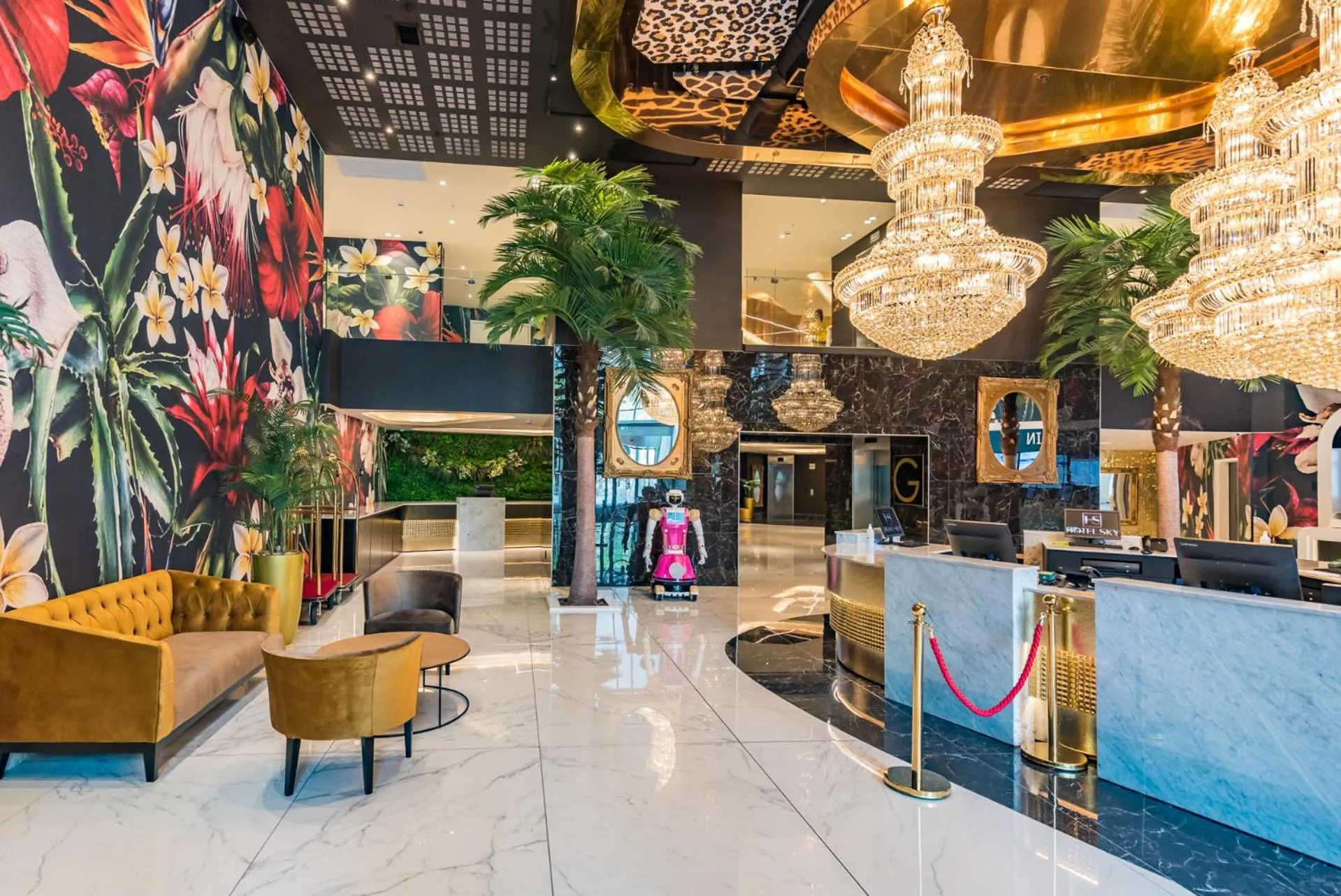 Lobby or reception in Hotel Sky Sandton