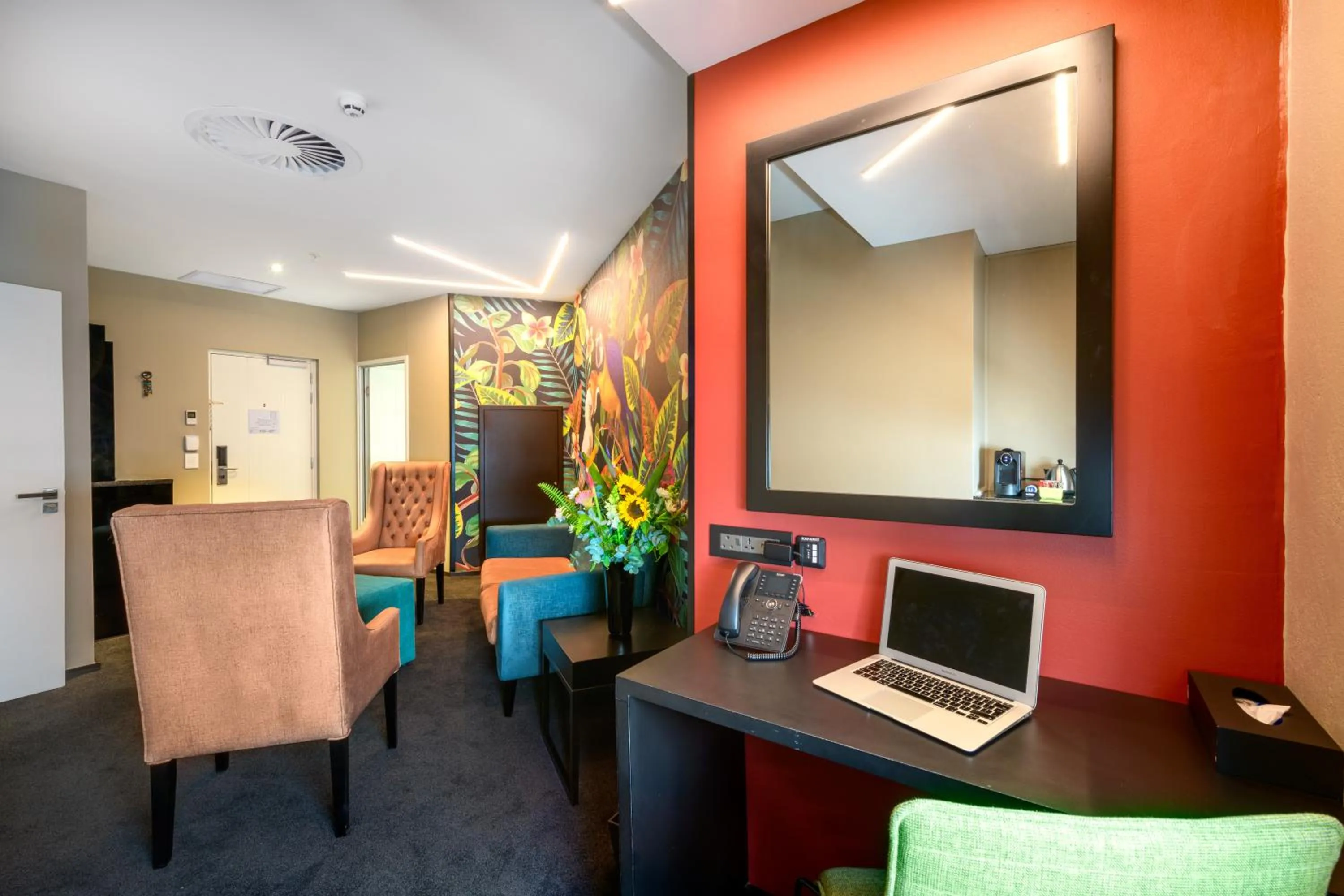 Seating area in Hotel Sky Sandton