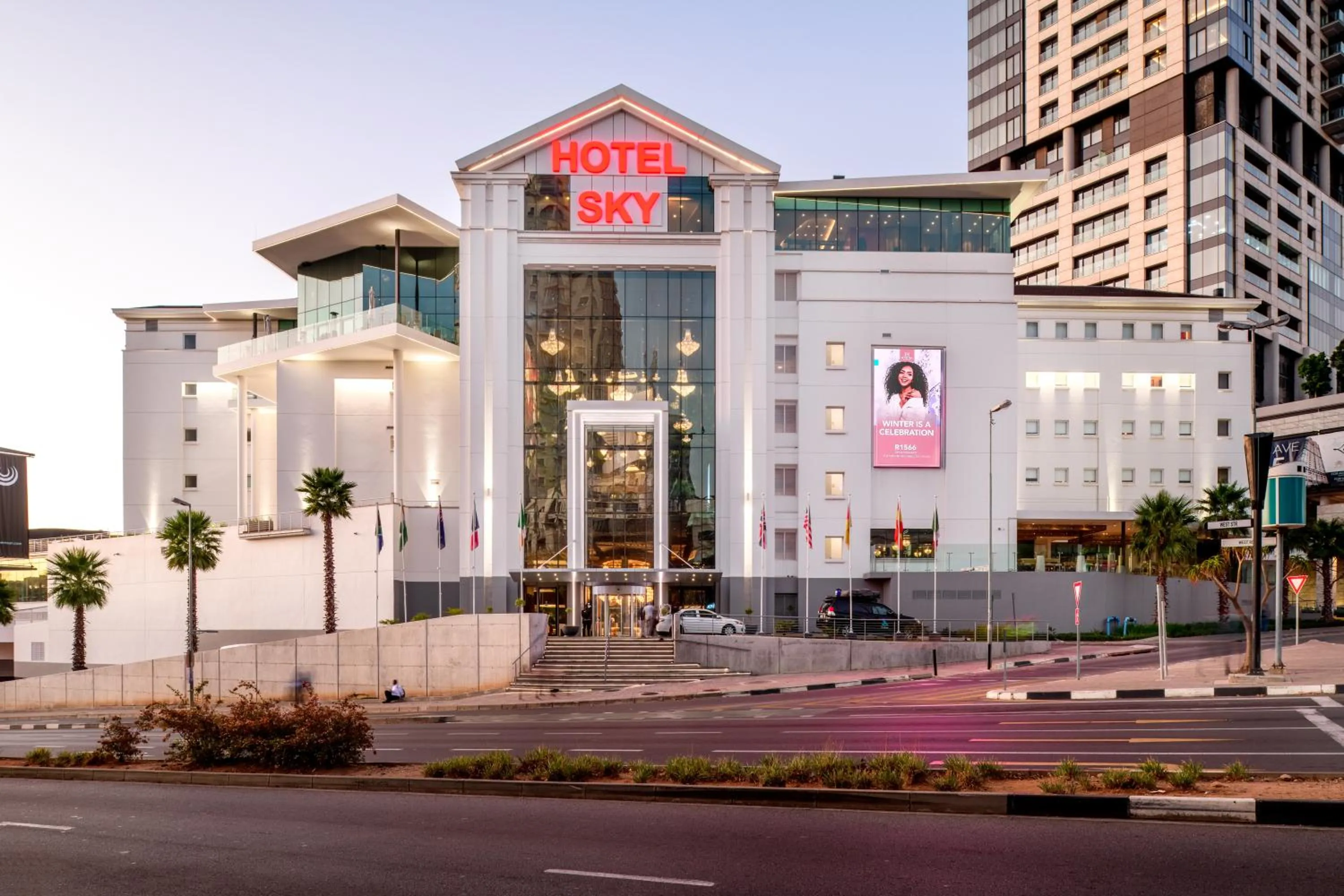Property building in Hotel Sky Sandton