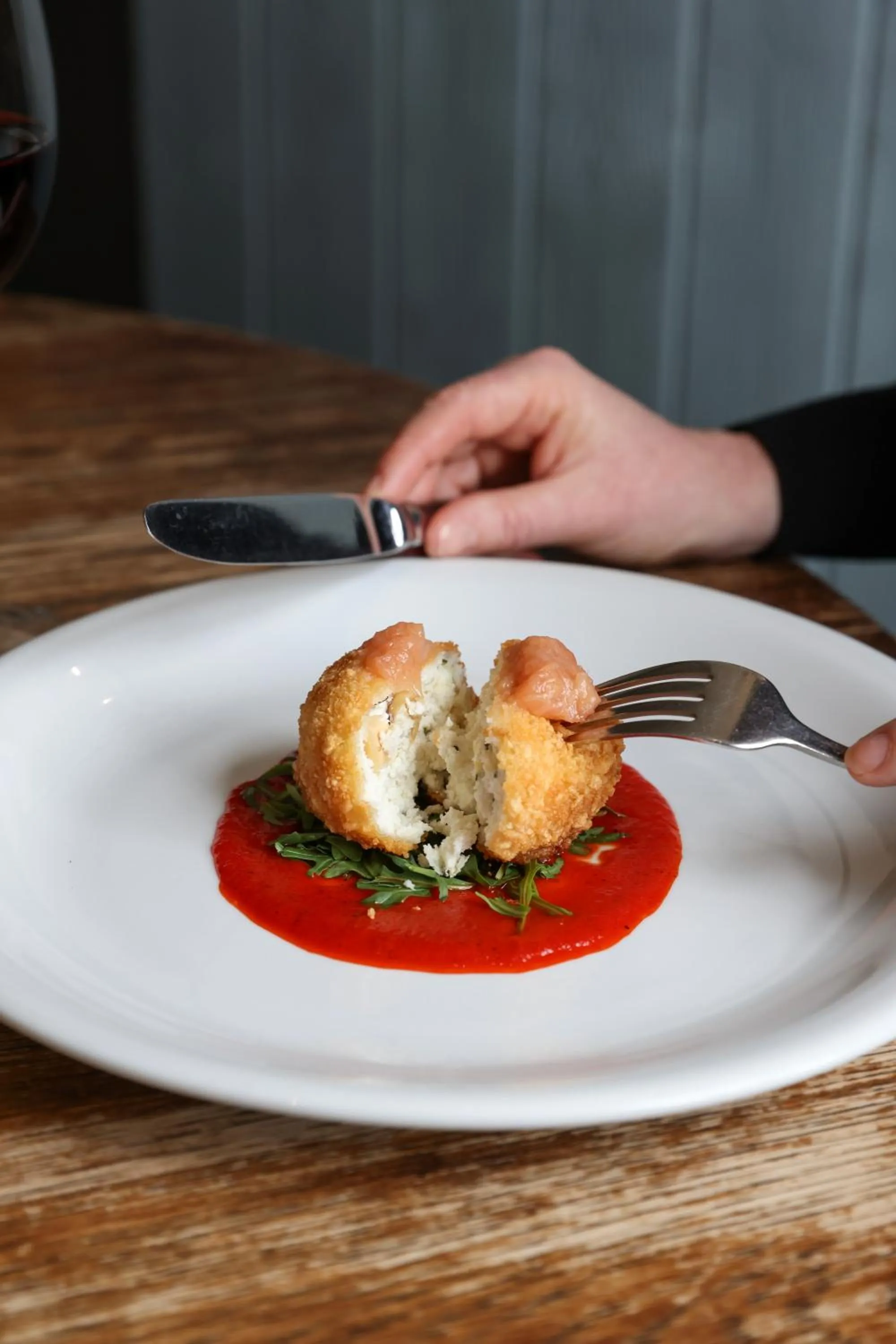 Food and drinks in The Swan at Forest Row