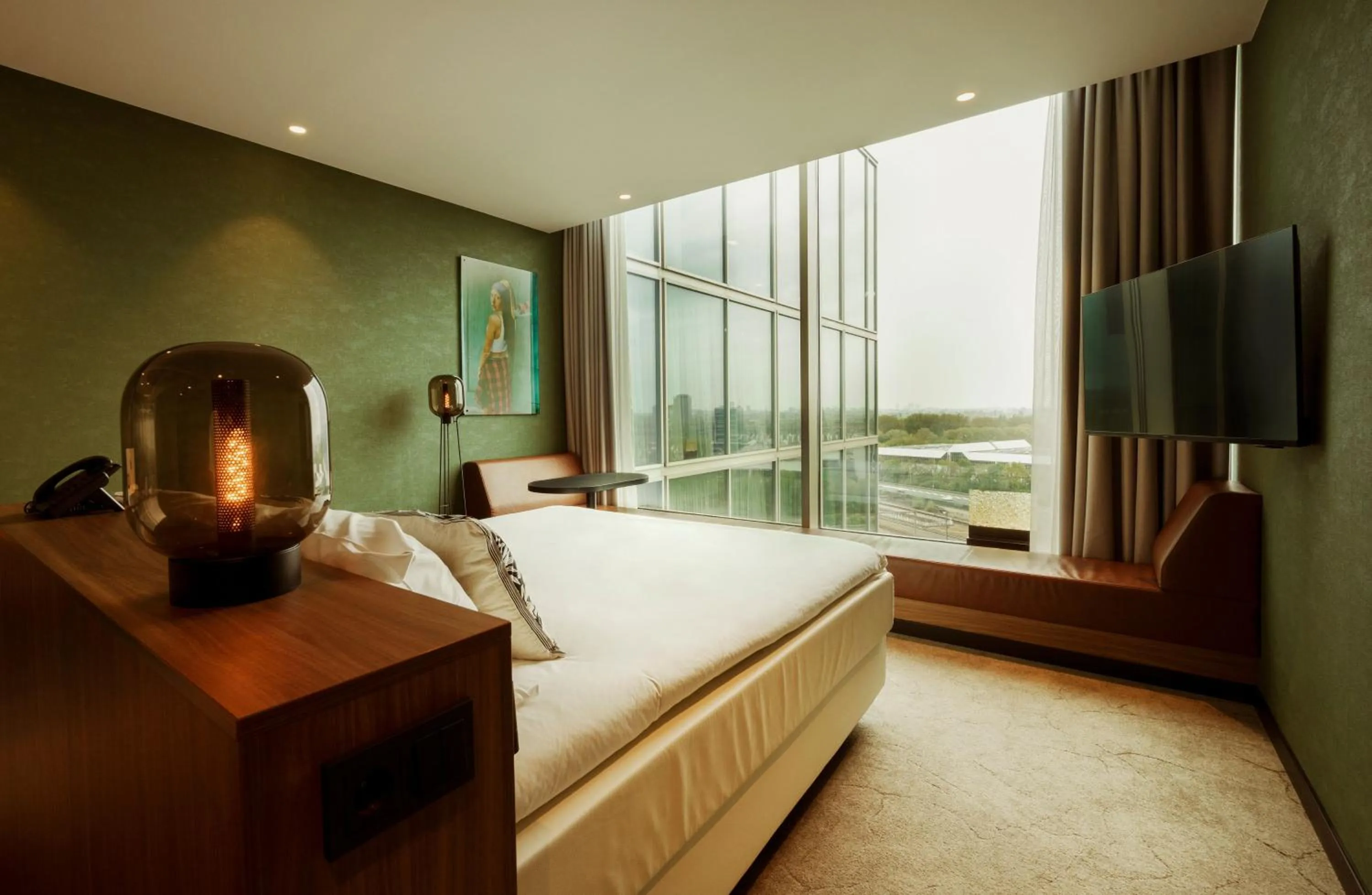 Bed in Van der Valk Hotel Amsterdam Zuidas-Rai