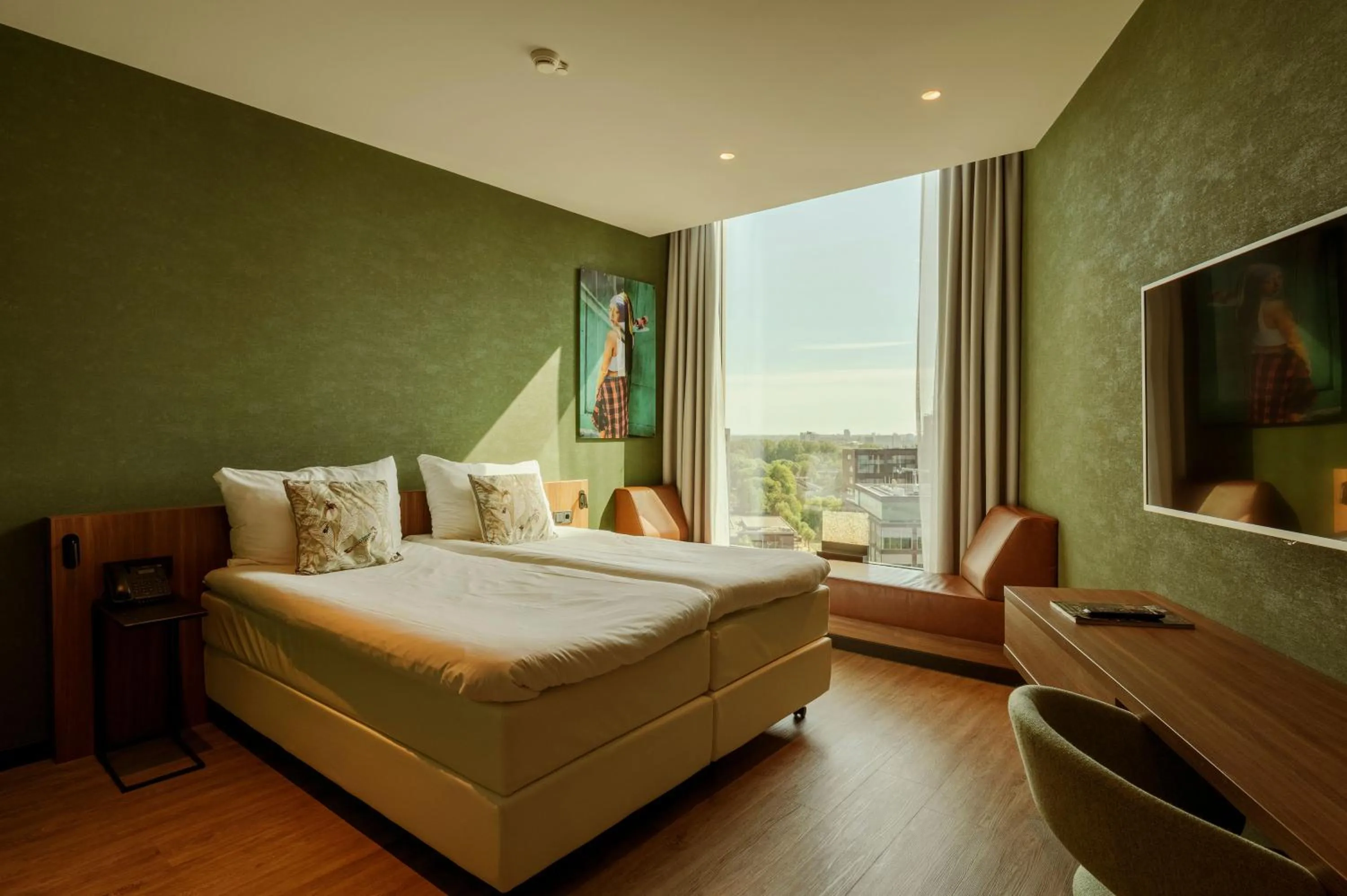 Bed in Van der Valk Hotel Amsterdam Zuidas-Rai