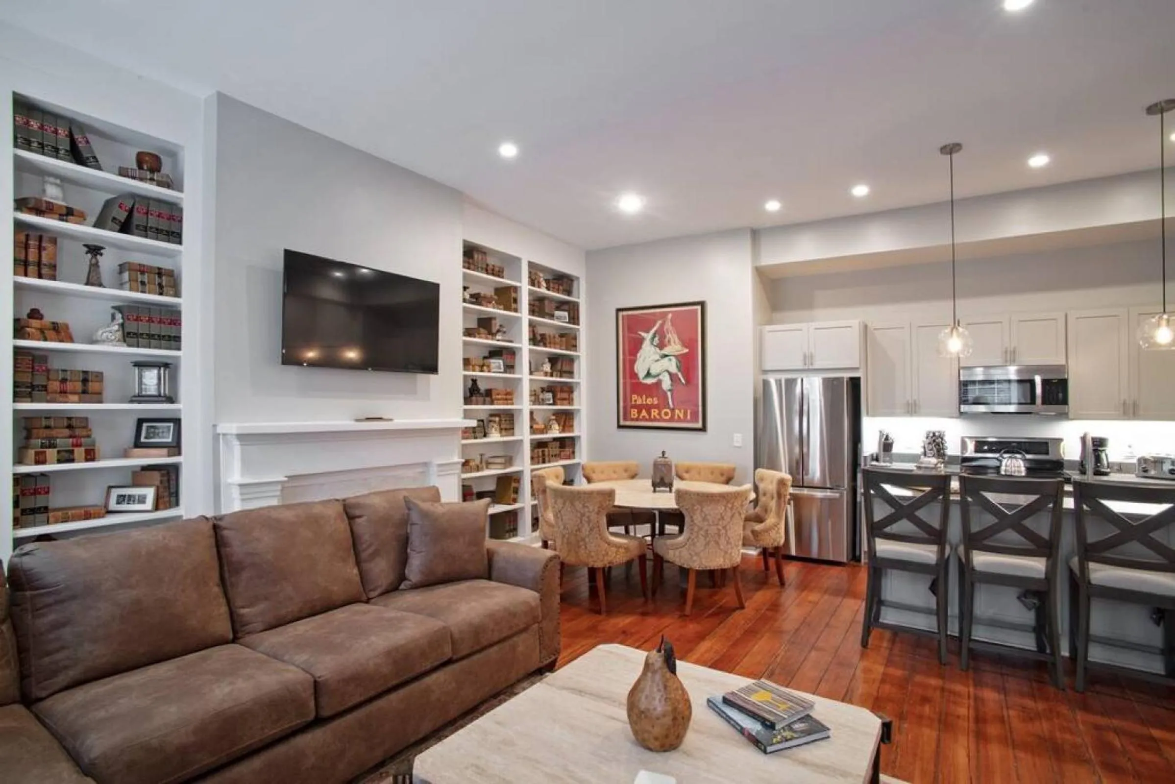 Living room in Sophisticated Historic Remodeled 9 bedroom Home