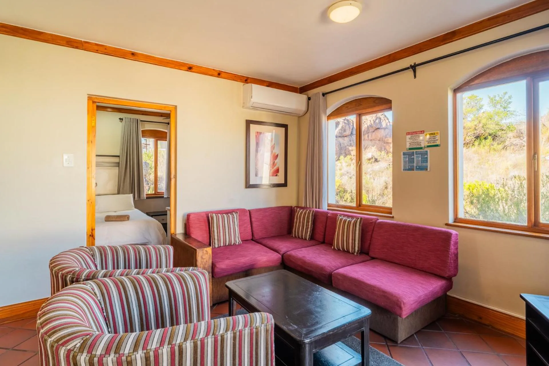 Seating area in ATKV Goudini Spa