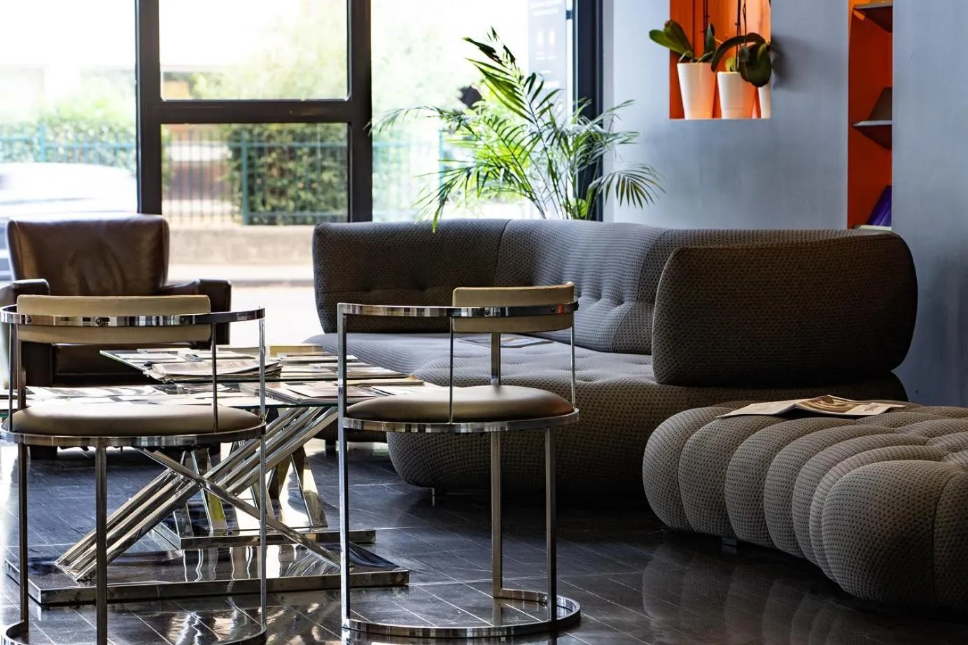 Lobby or reception in ApartHotel Sainte-Marthe