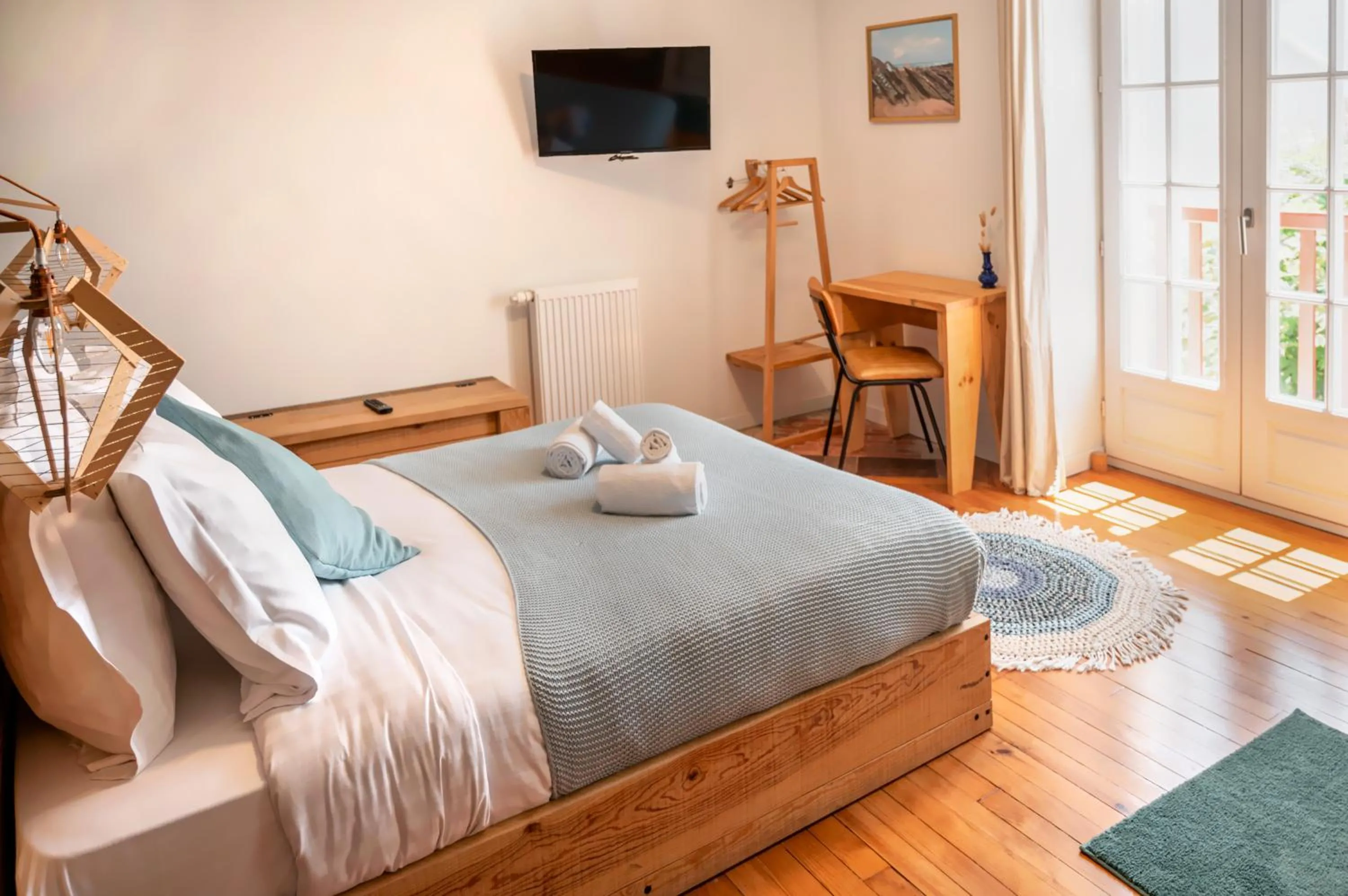 Bed in Auberge Koskenia