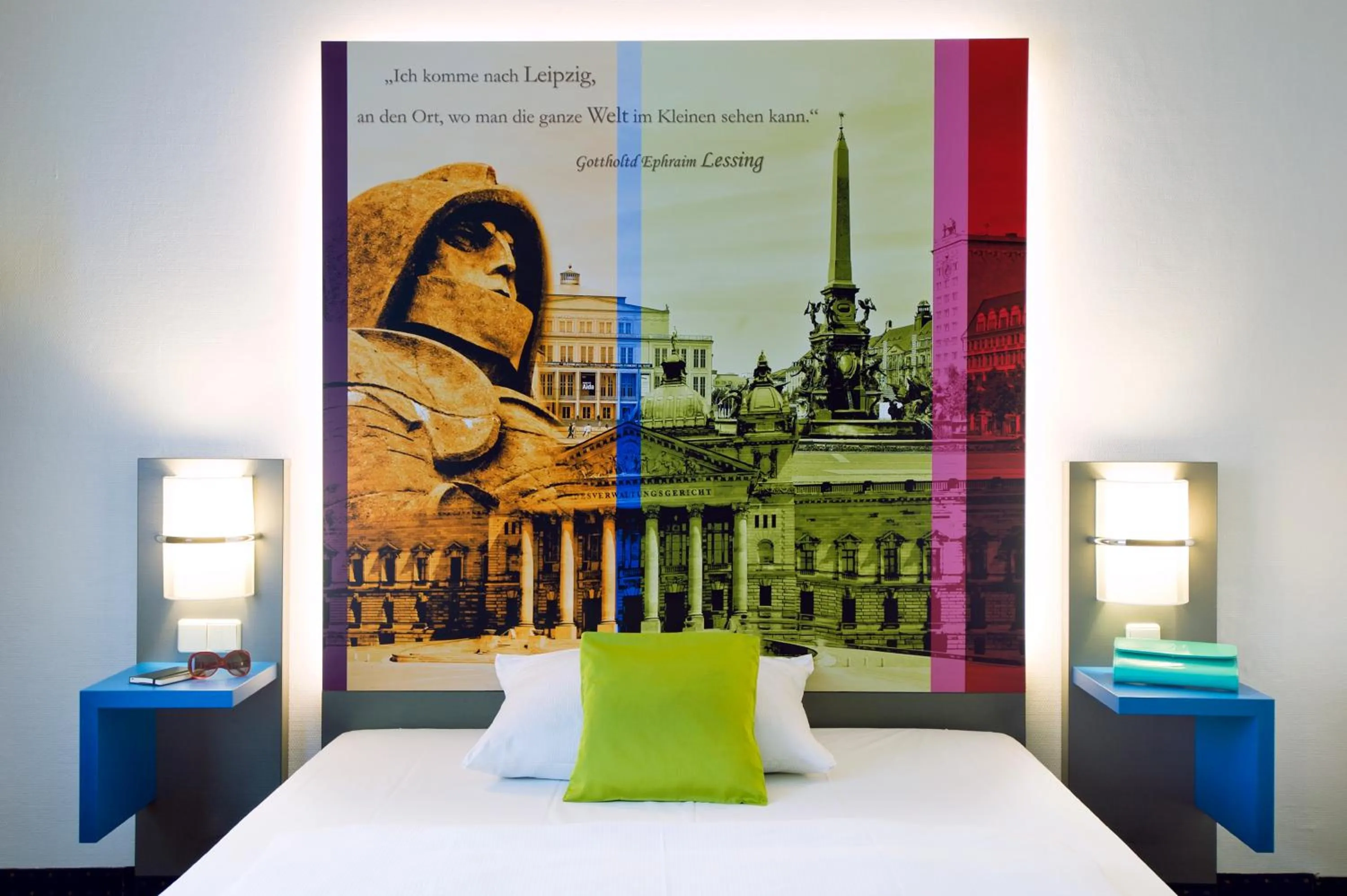 Bed in ibis Styles Leipzig