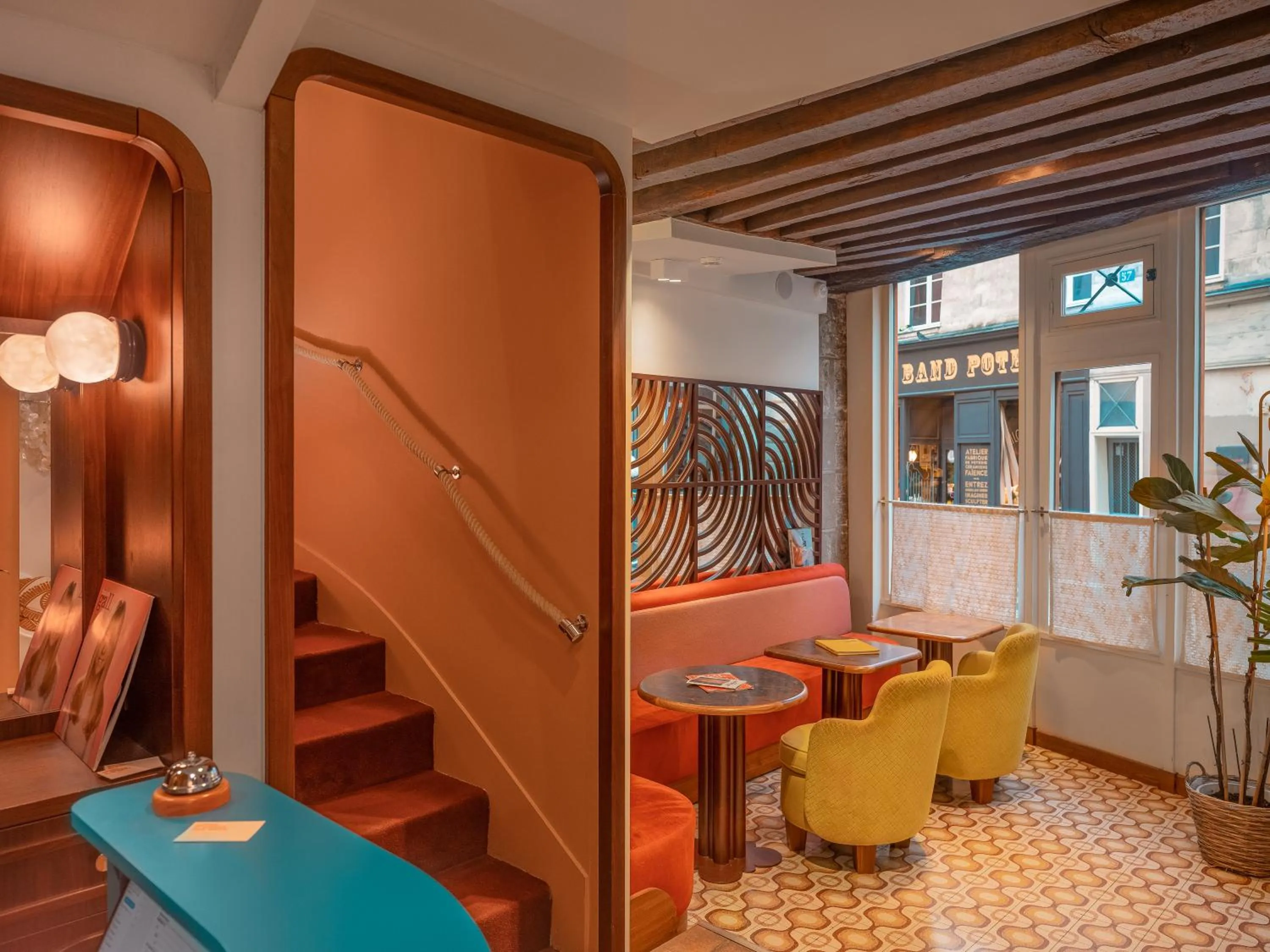 Living room in Hôtel Saint-André des Arts