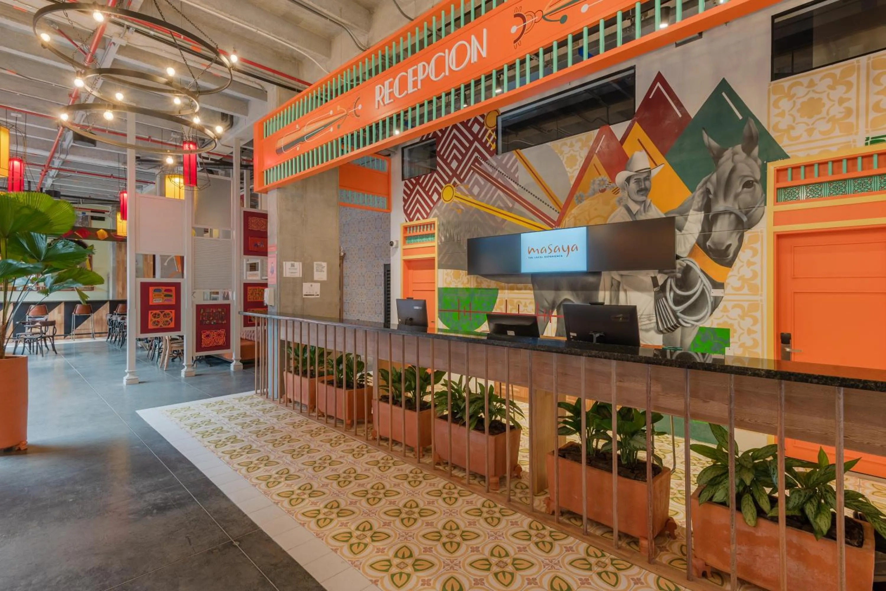Lobby or reception in Masaya Medellin