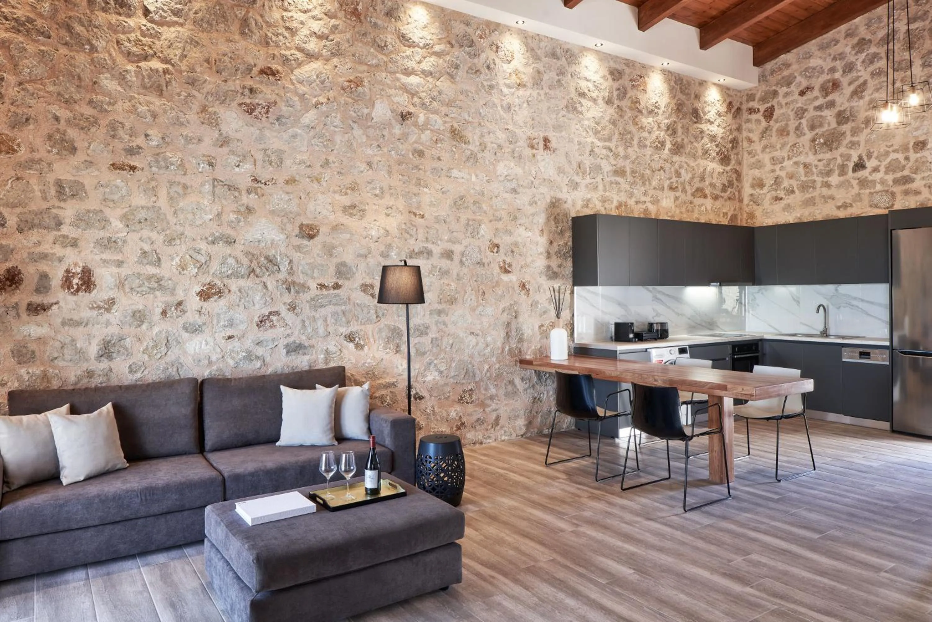 Living room in Anar Villas Rhodes