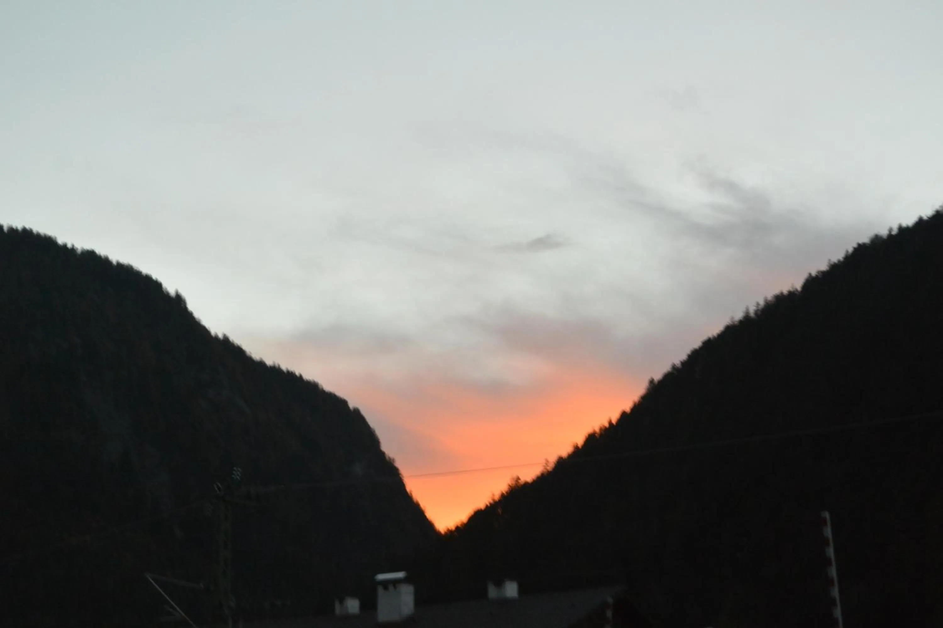 Mountain view in Gästehaus Döring
