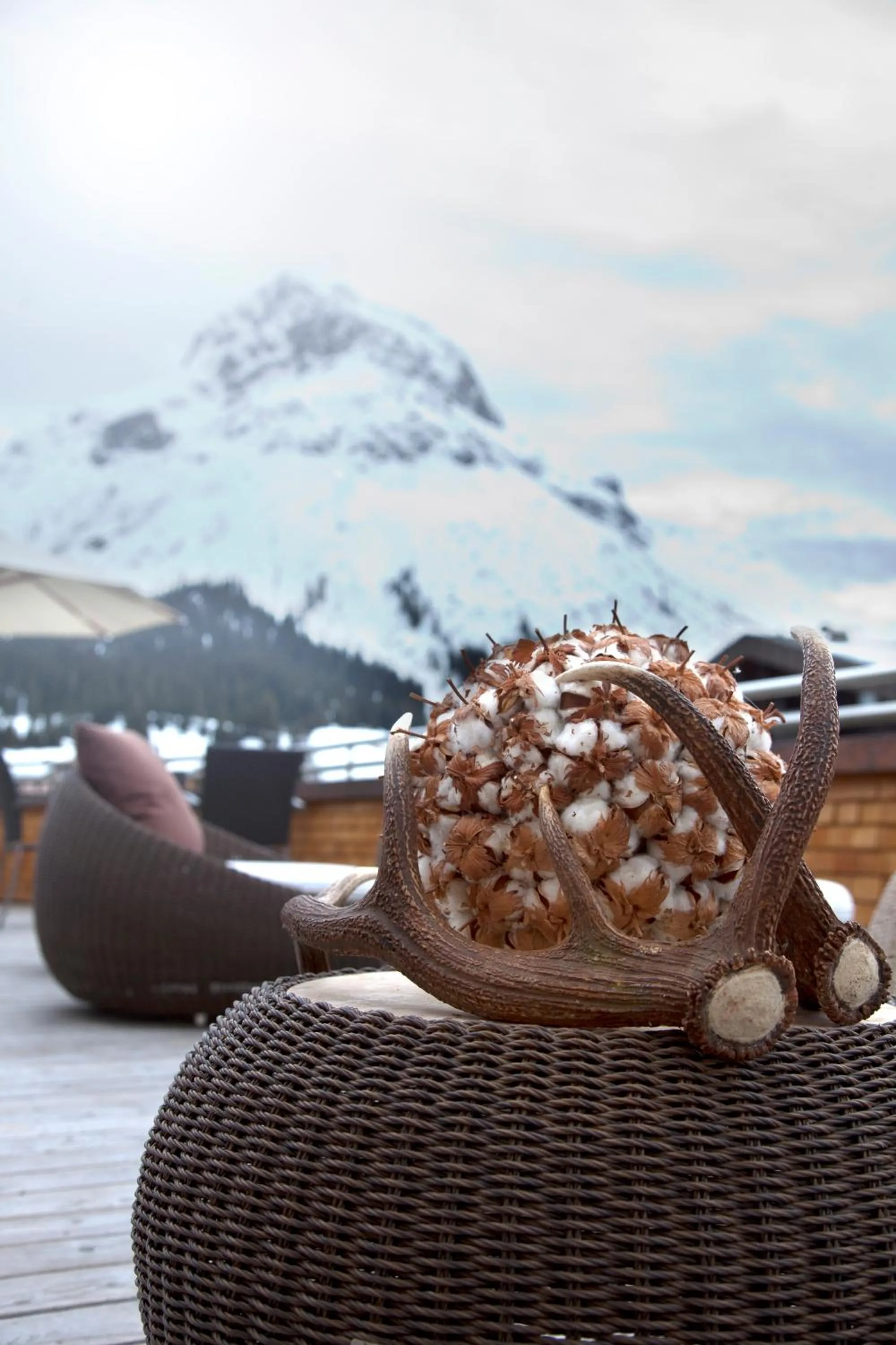 View (from property/room) in die Krone von Lech - Romantikhotel - Luxushotel in bester Lage