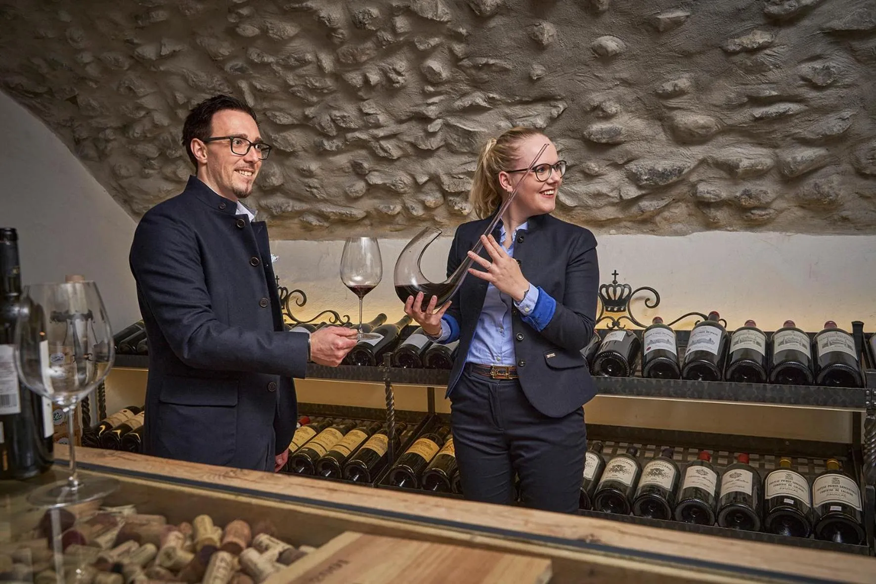 People in die Krone von Lech - Romantikhotel - Luxushotel in bester Lage