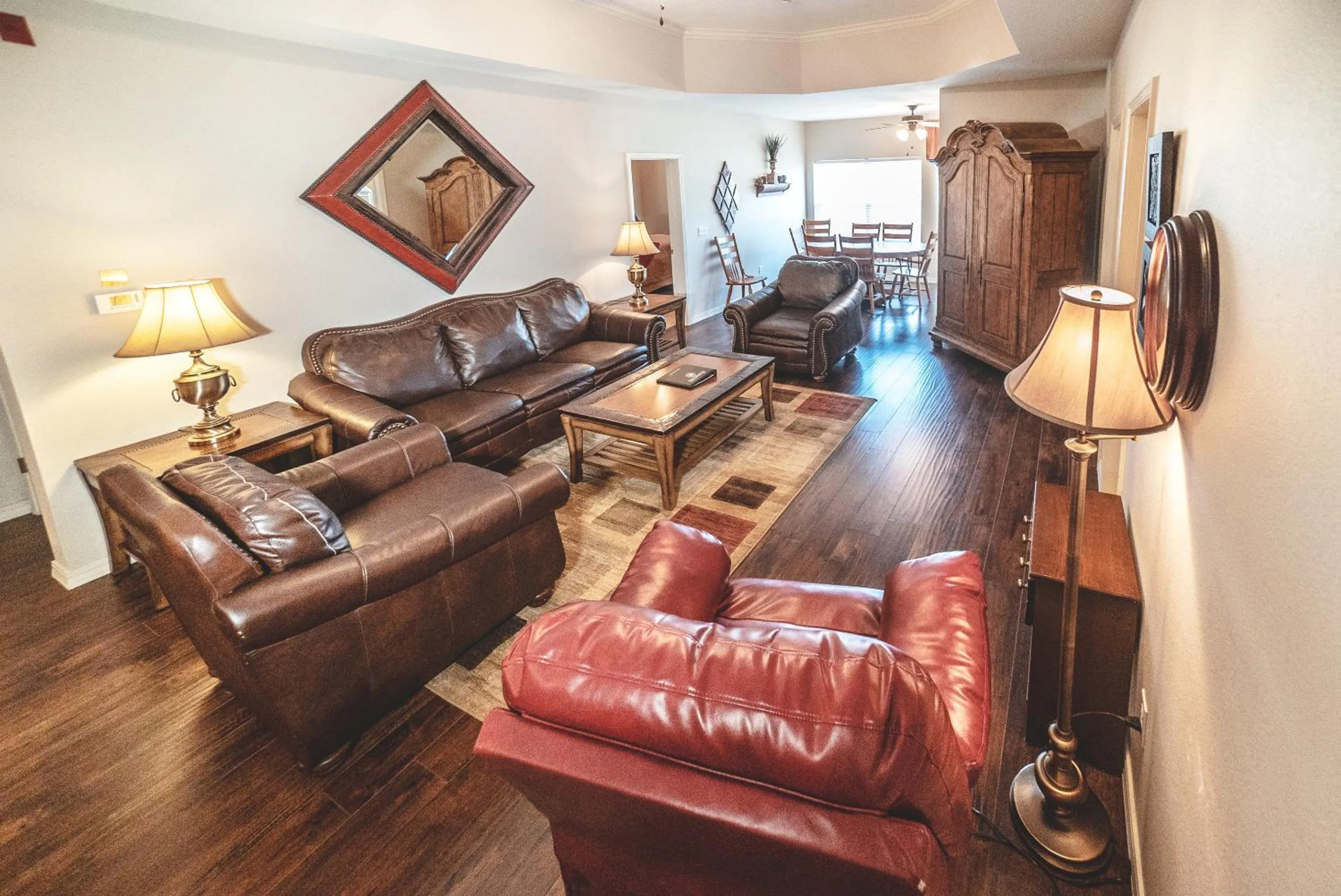 Living room in Legacy at Thousand Hills